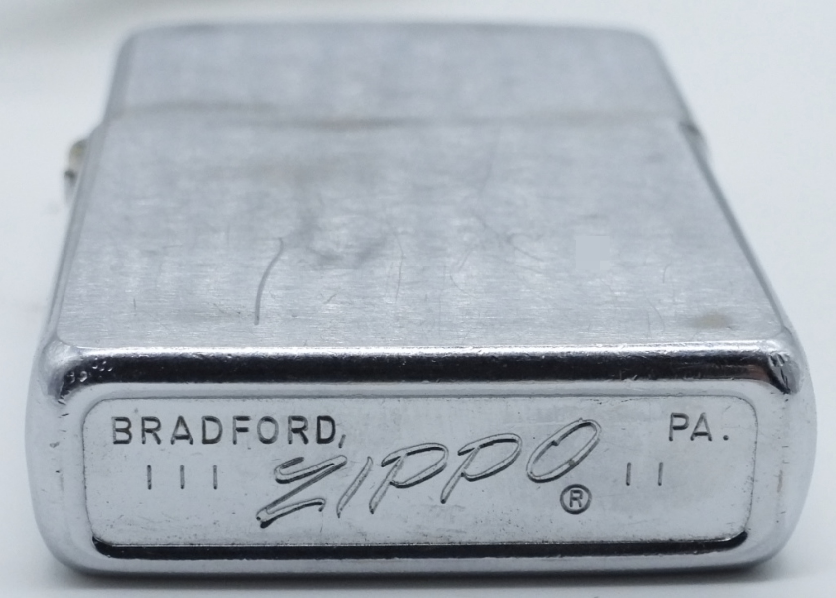 1969 Zippo Brushed Chrome Lighter with Box