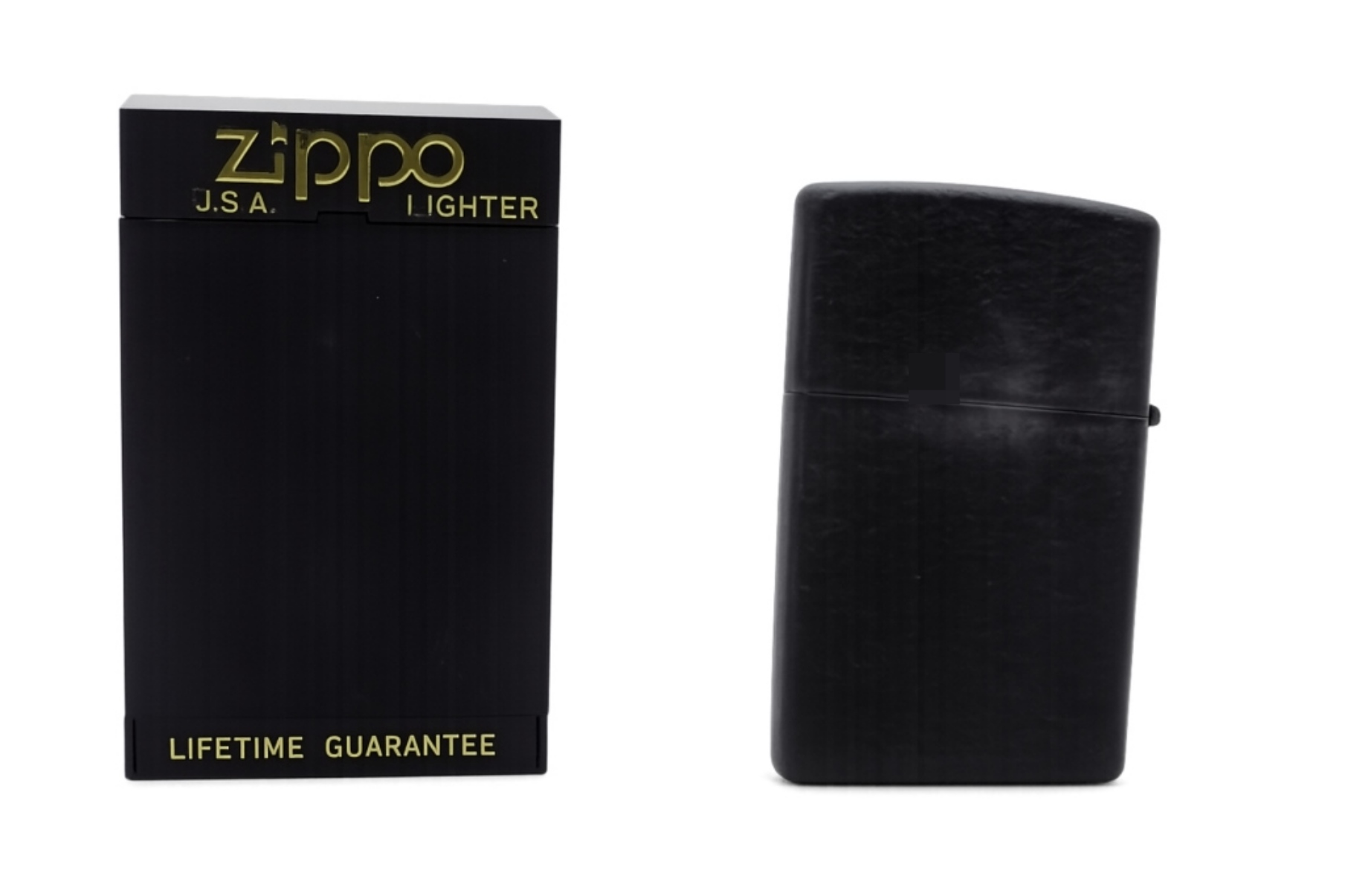 1997 Zippo Black Crackle Camel Emblem Lighter