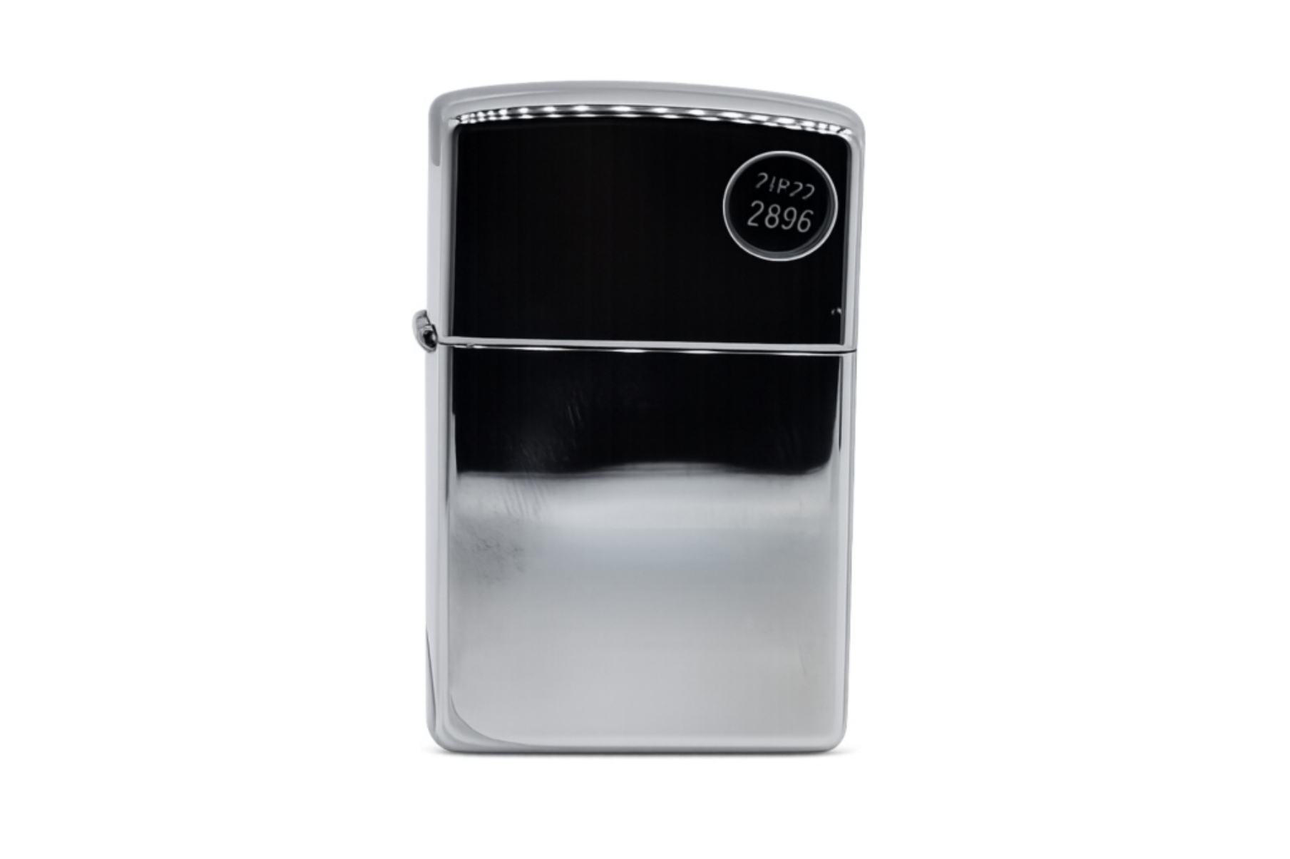 2021 Zippo High Polish Chrome Black Ice Lighter