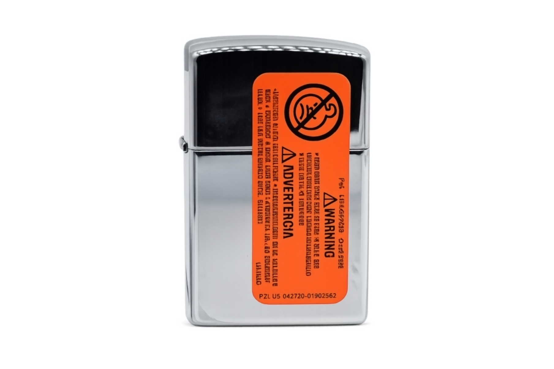 2021 Zippo High Polish Chrome Black Ice Lighter