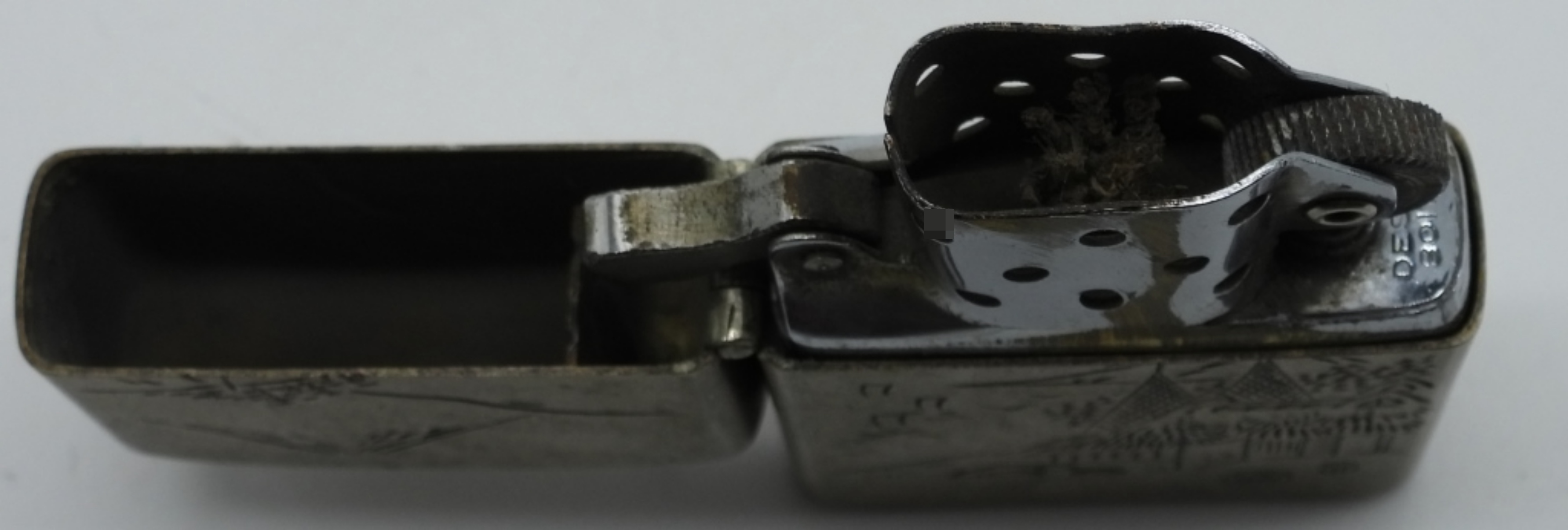 Silver 950 Japanese Scenic Lighter