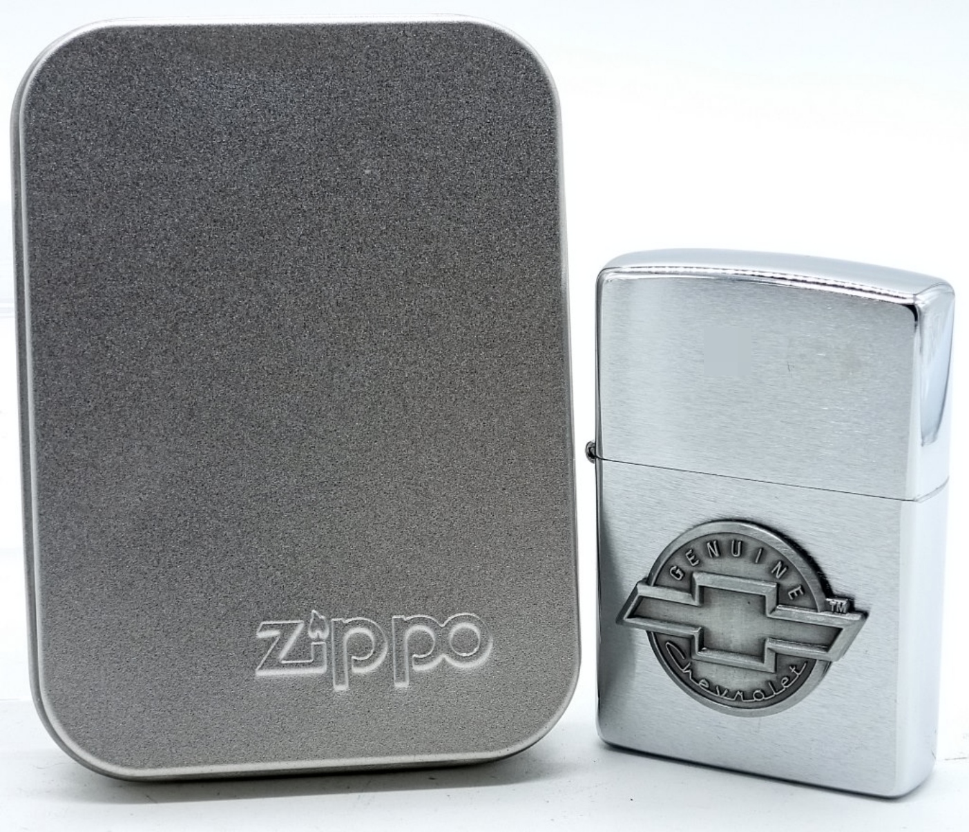 Zippo Genuine Chevrolet Chrome Lighter