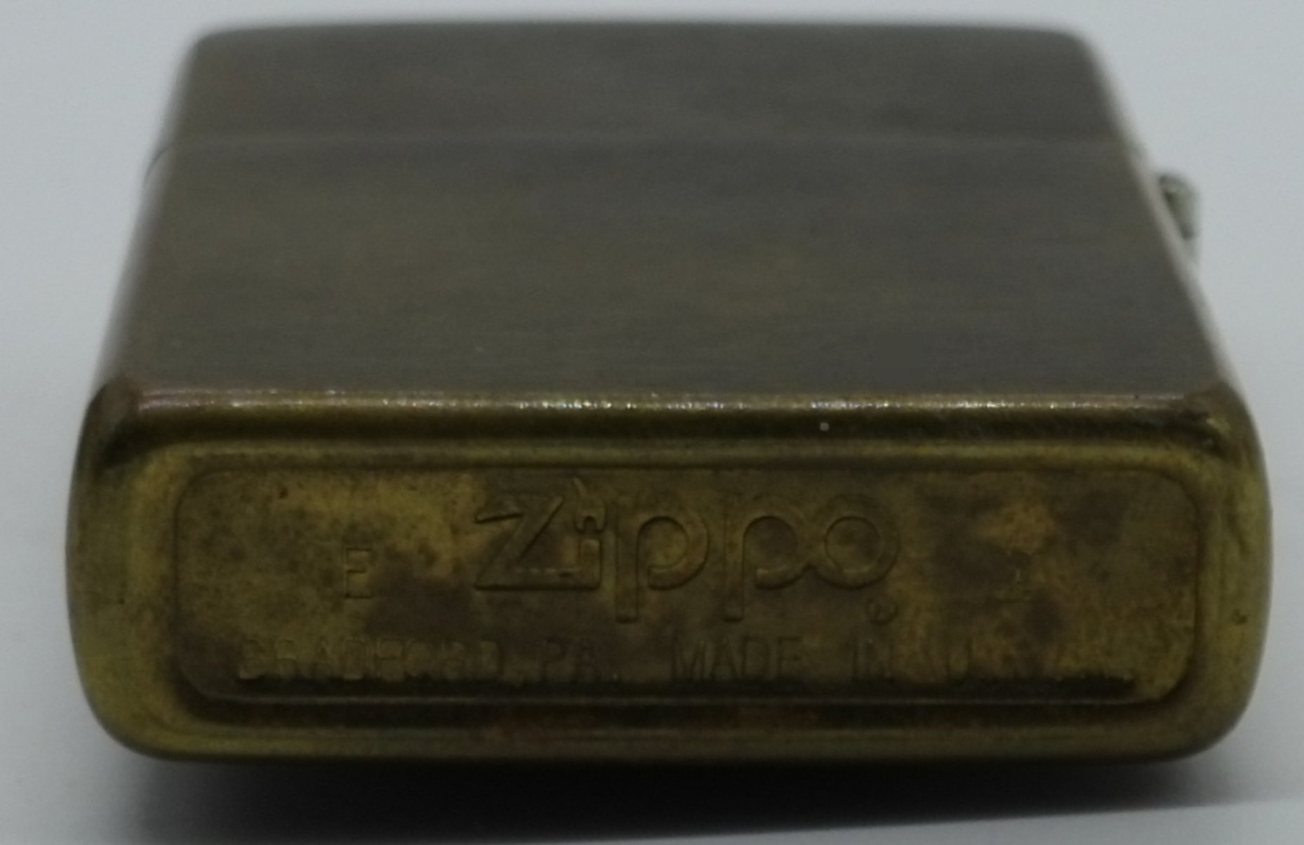 Marlboro Wild West Zippo Cowboy Emblem Brass