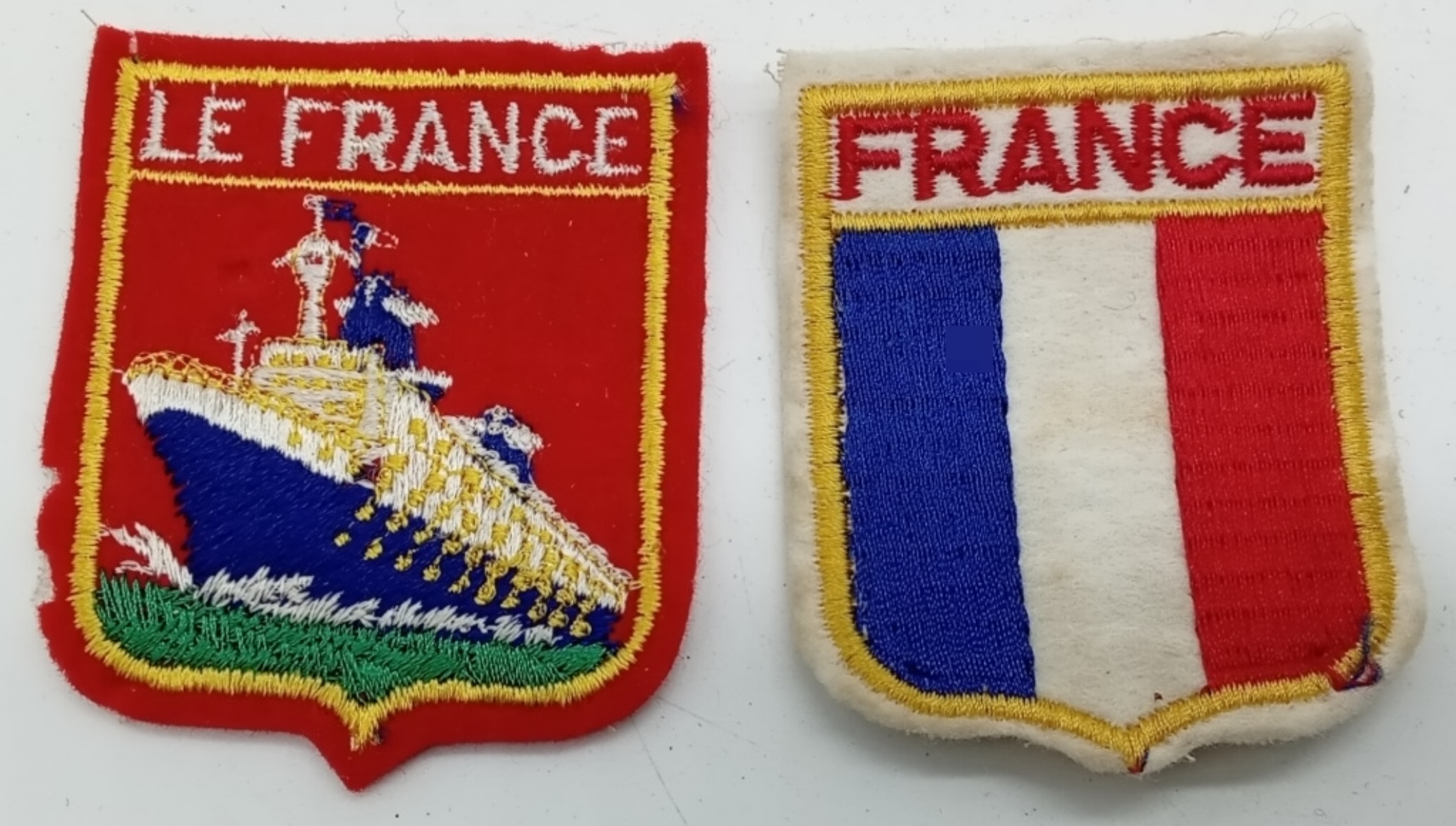 French Navy Emblematic Patches Set, Cold War