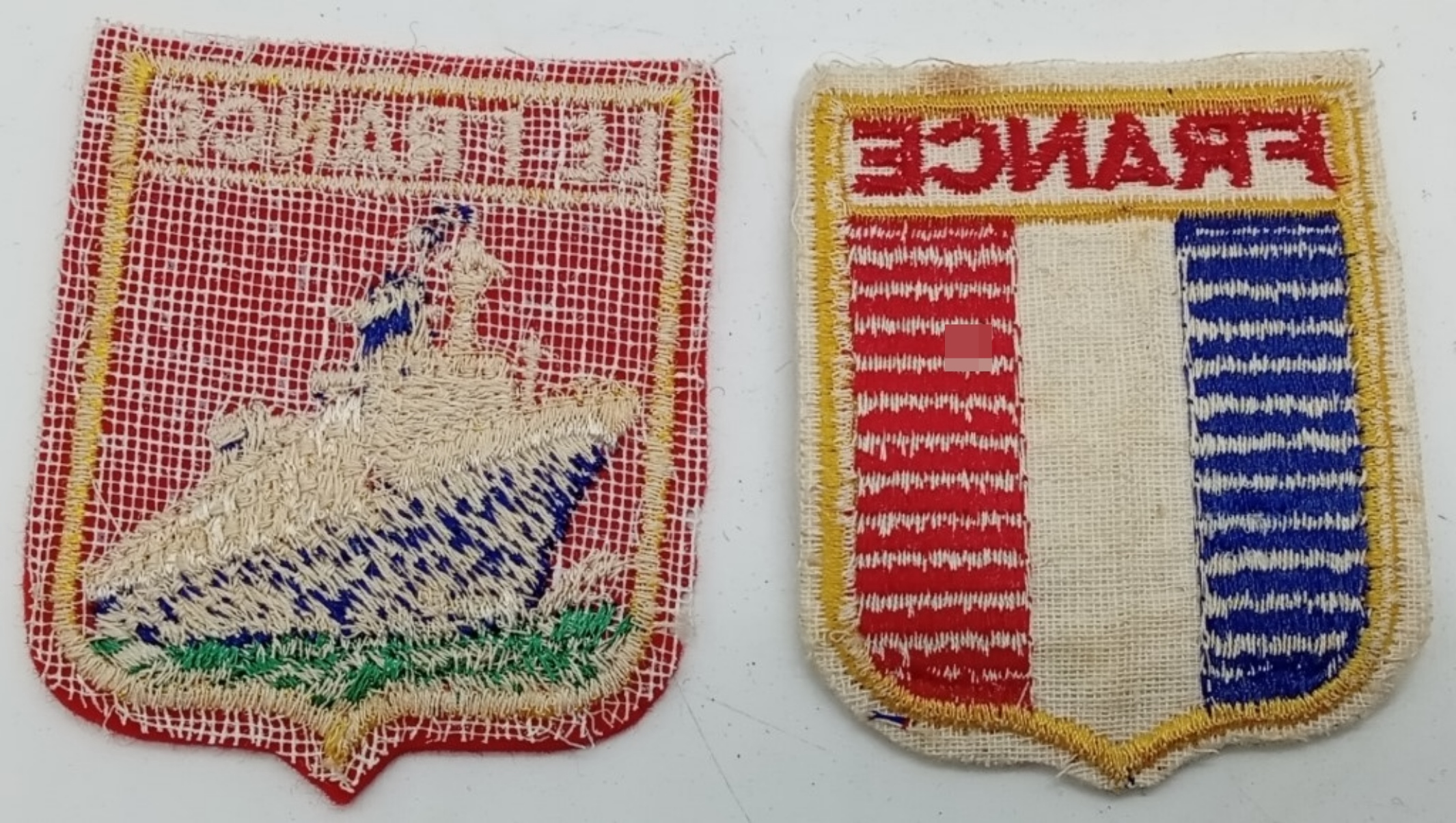 French Navy Emblematic Patches Set, Cold War