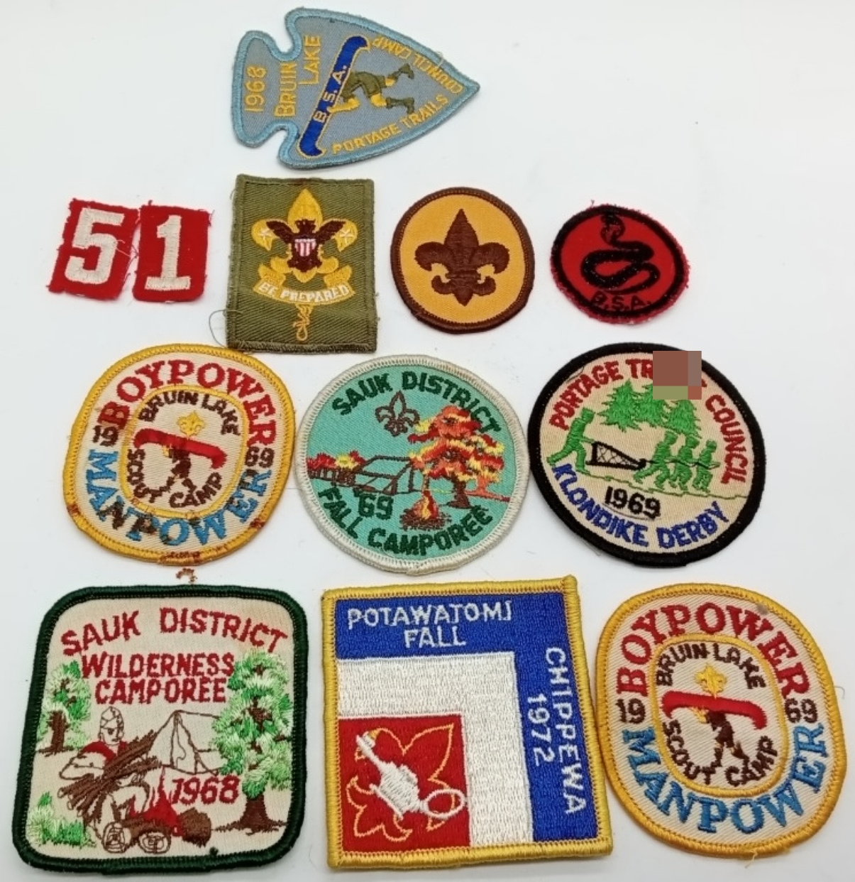 Boy Scout Patches Collection 1960s-70s