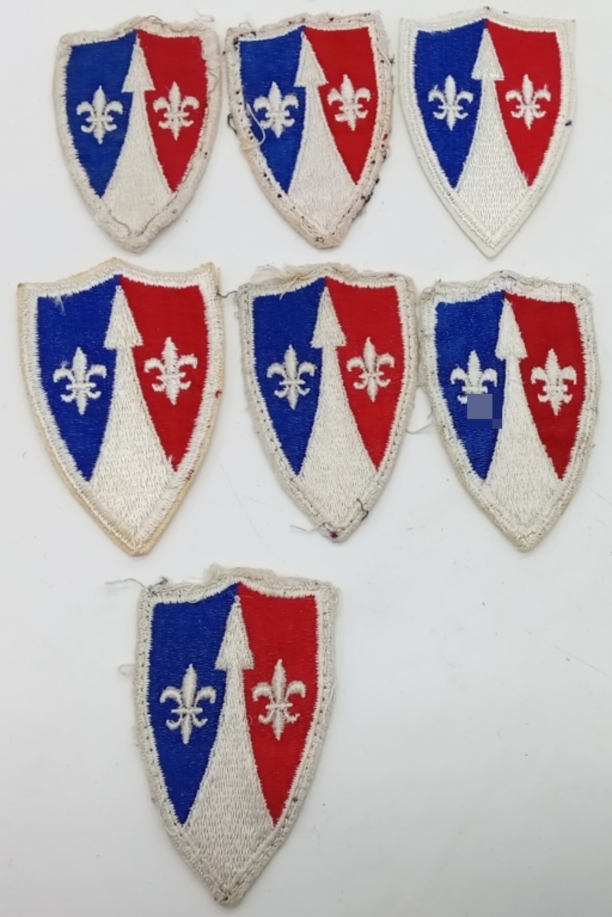 WWII U.S. Army Signal Corps Patches Set of Seven