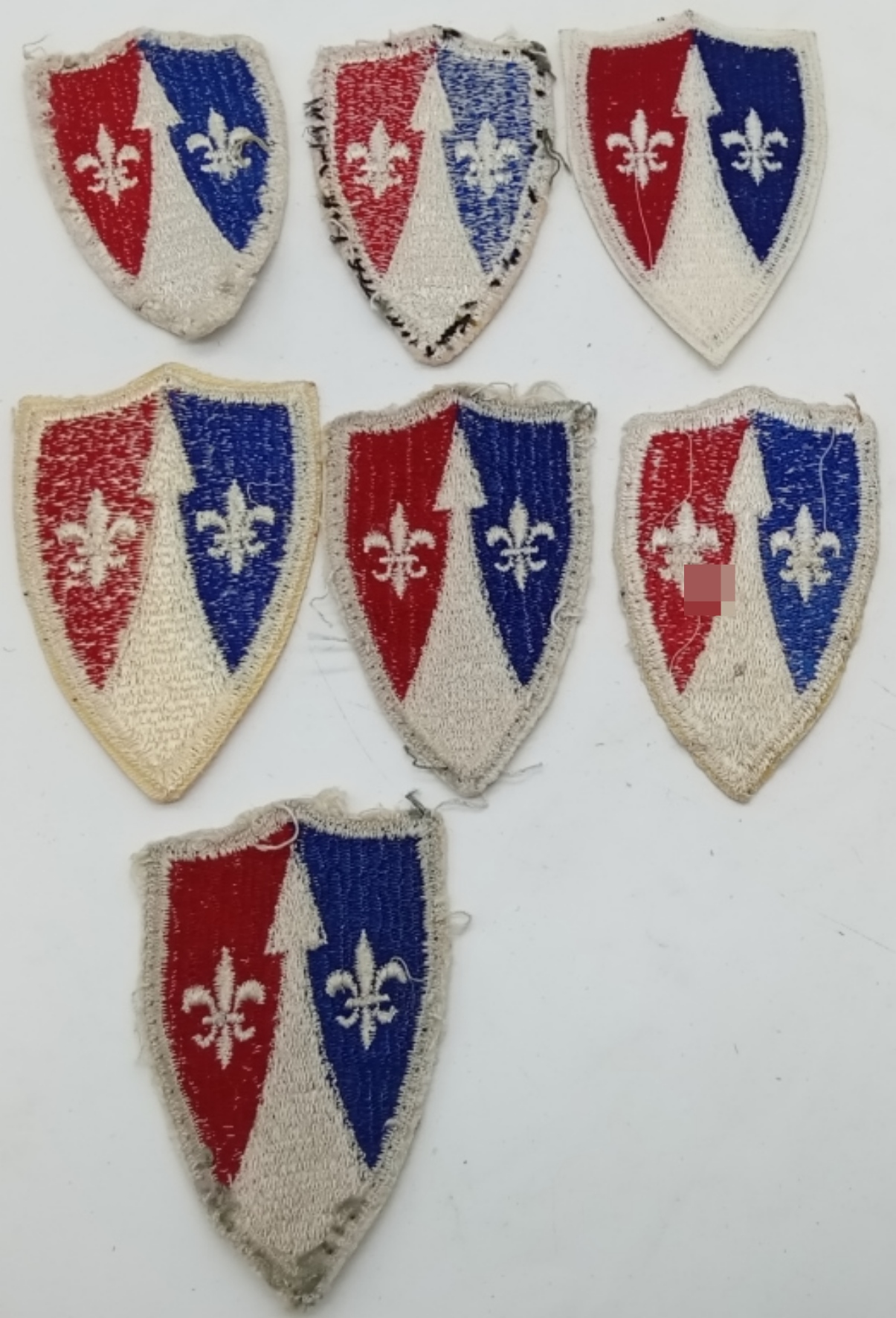 WWII U.S. Army Signal Corps Patches Set of Seven