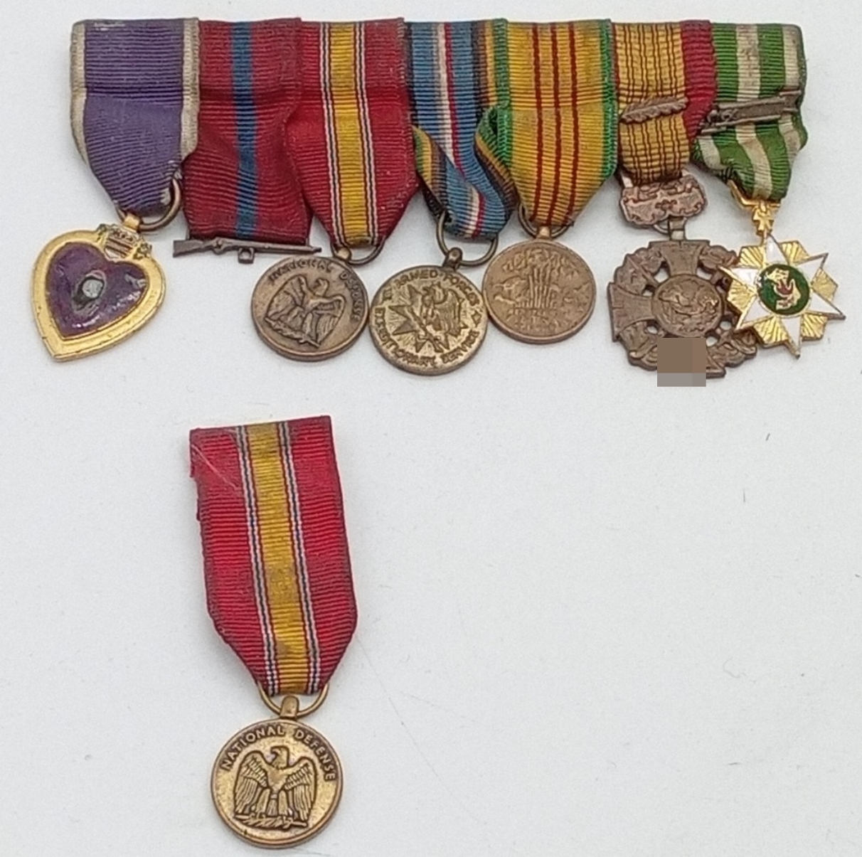 U.S. Military Decoration Medal Bar Set