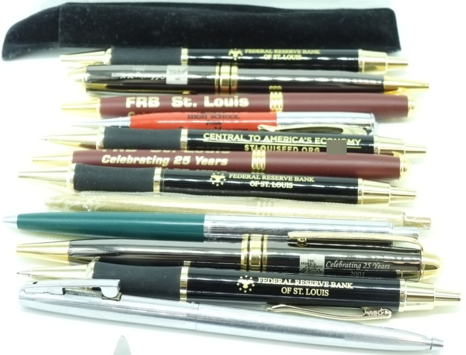 Lot of 13 Promotional Pens and Pocket Knife