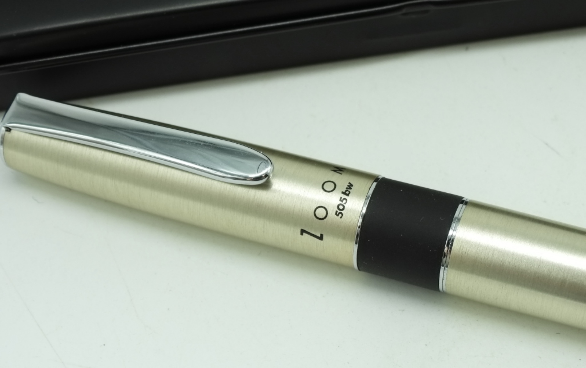 TomBoy Ballpoint Pen, Sliver-Tone, Original Case