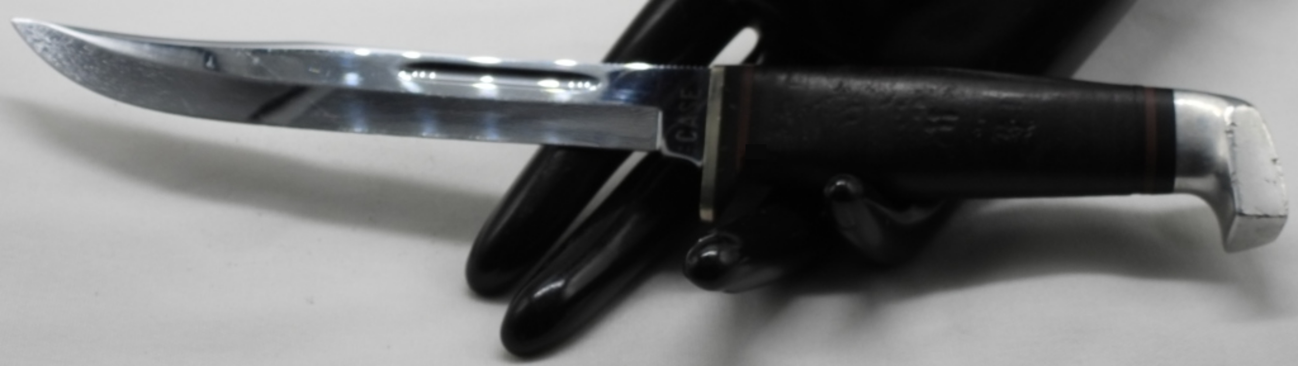 Case Fixed Blade Knife, Leather Wrapped Handle