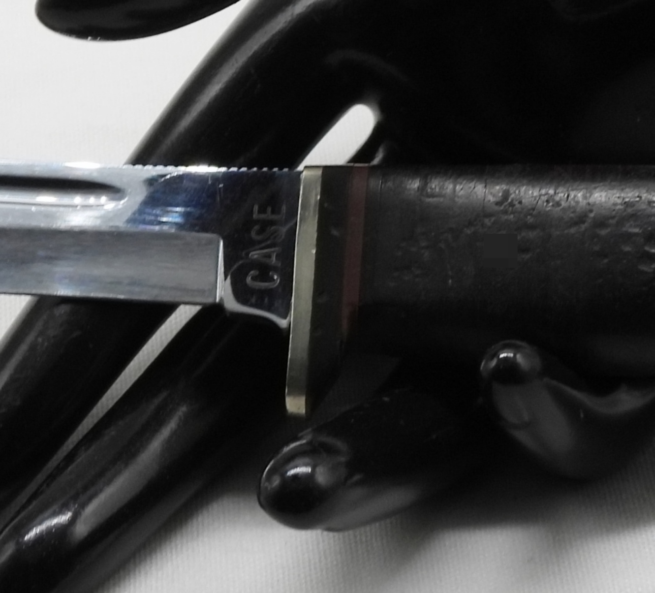 Case Fixed Blade Knife, Leather Wrapped Handle