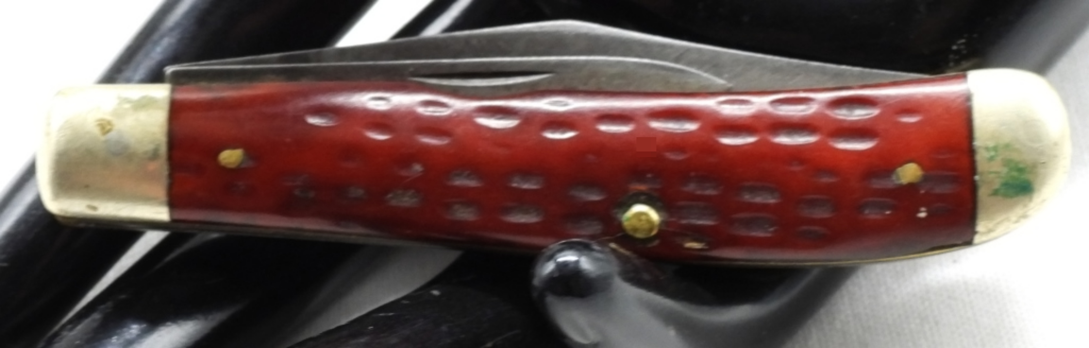 Case Pocket Knife 6207, Red Handle