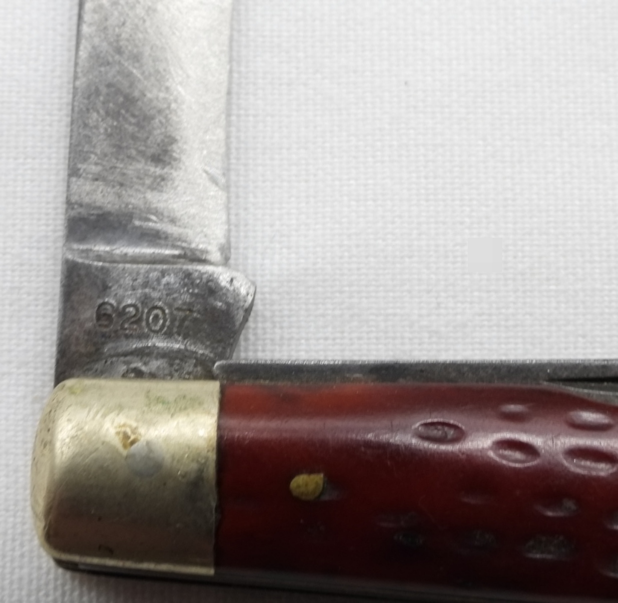 Case Pocket Knife 6207, Red Handle