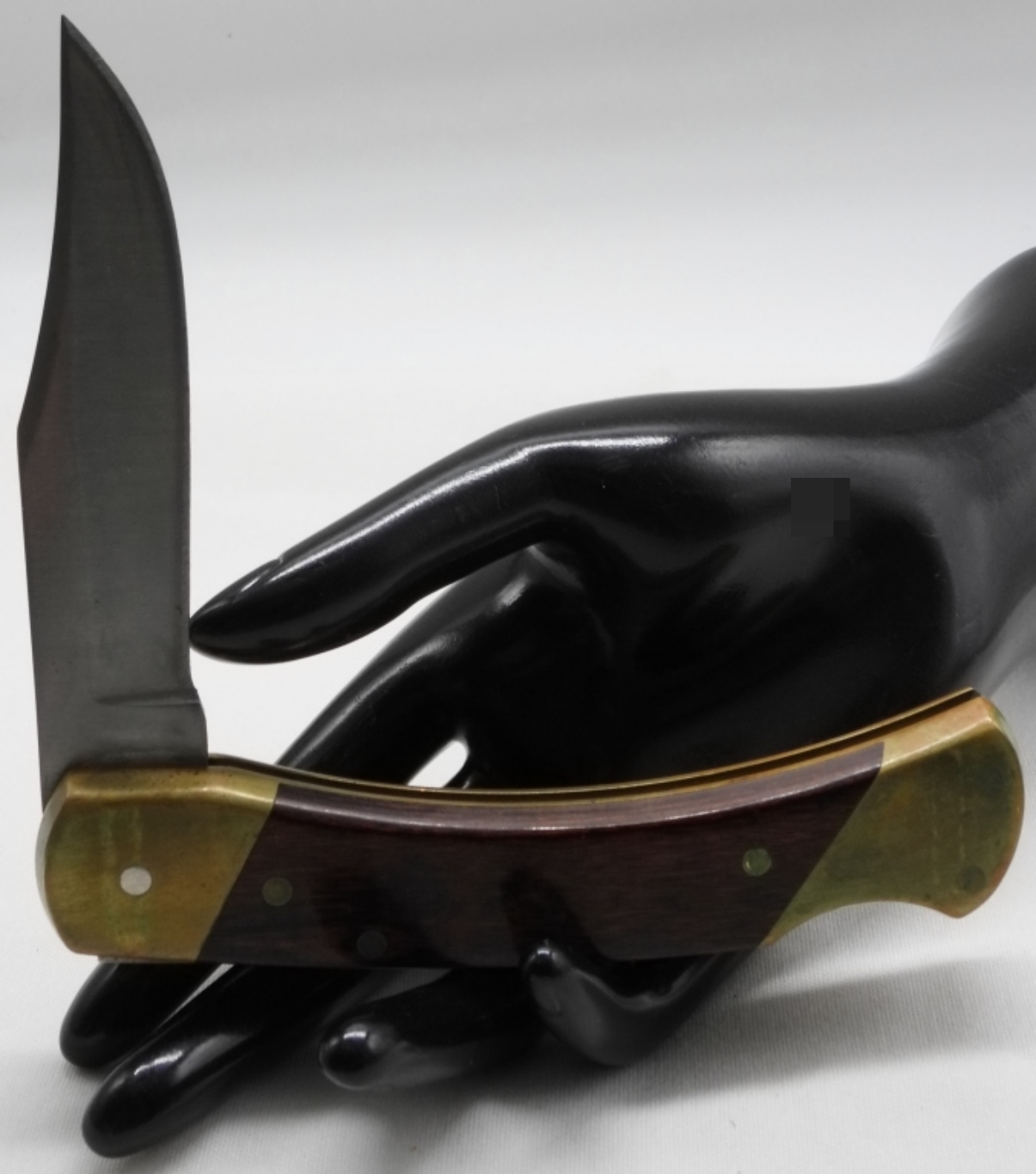 Schrade LB7 Folding Knife with Leather Sheath