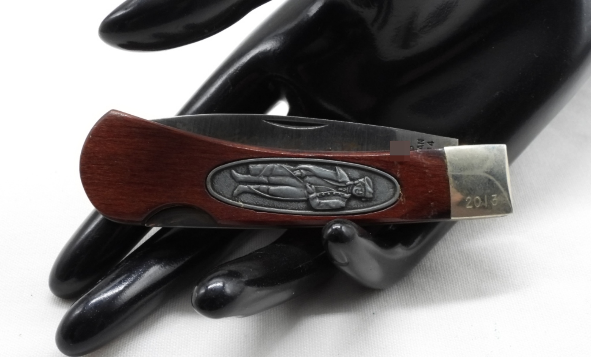 Sears Craftsman Folding Knife, Wood Handle