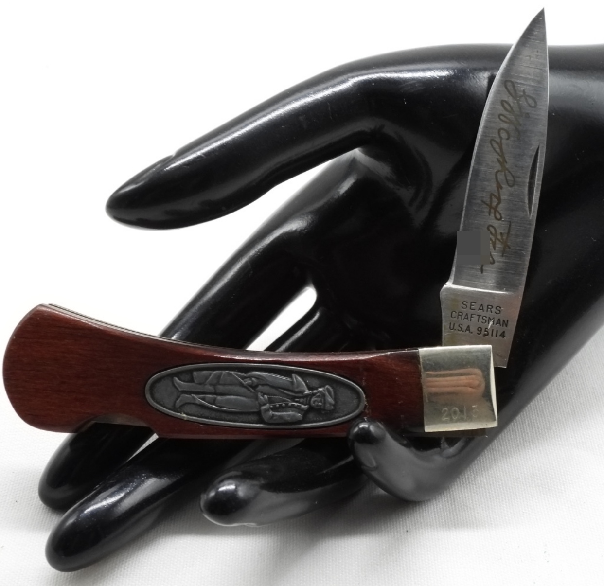 Sears Craftsman Folding Knife, Wood Handle