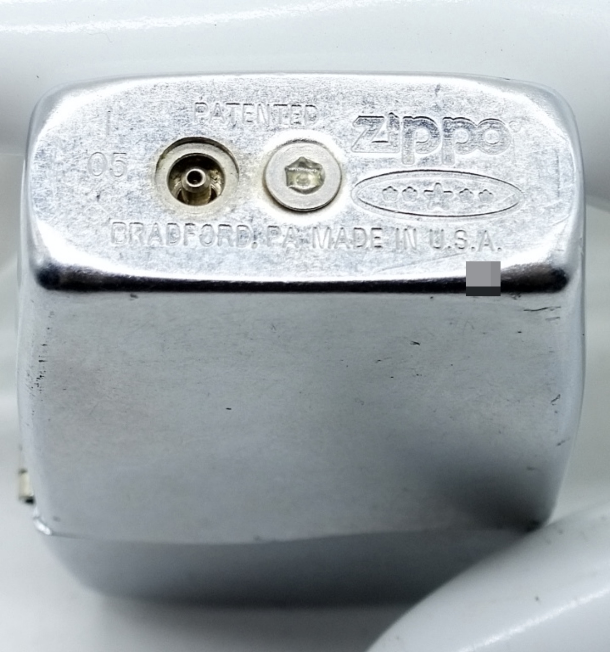 2005 Zippo Lighter Chrome Finish