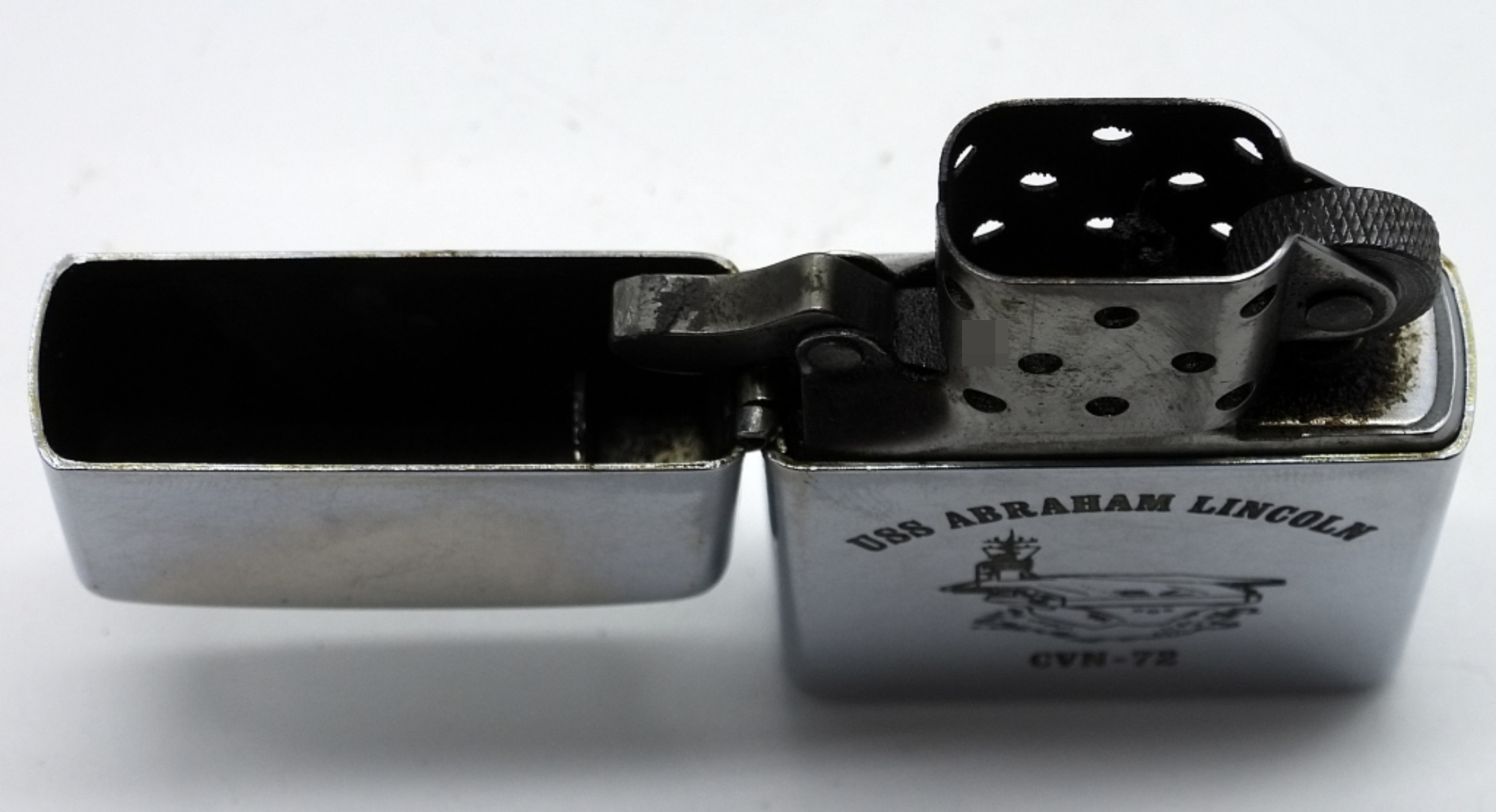 2004 USS Abraham Lincoln CVN-72 Zippo Lighter