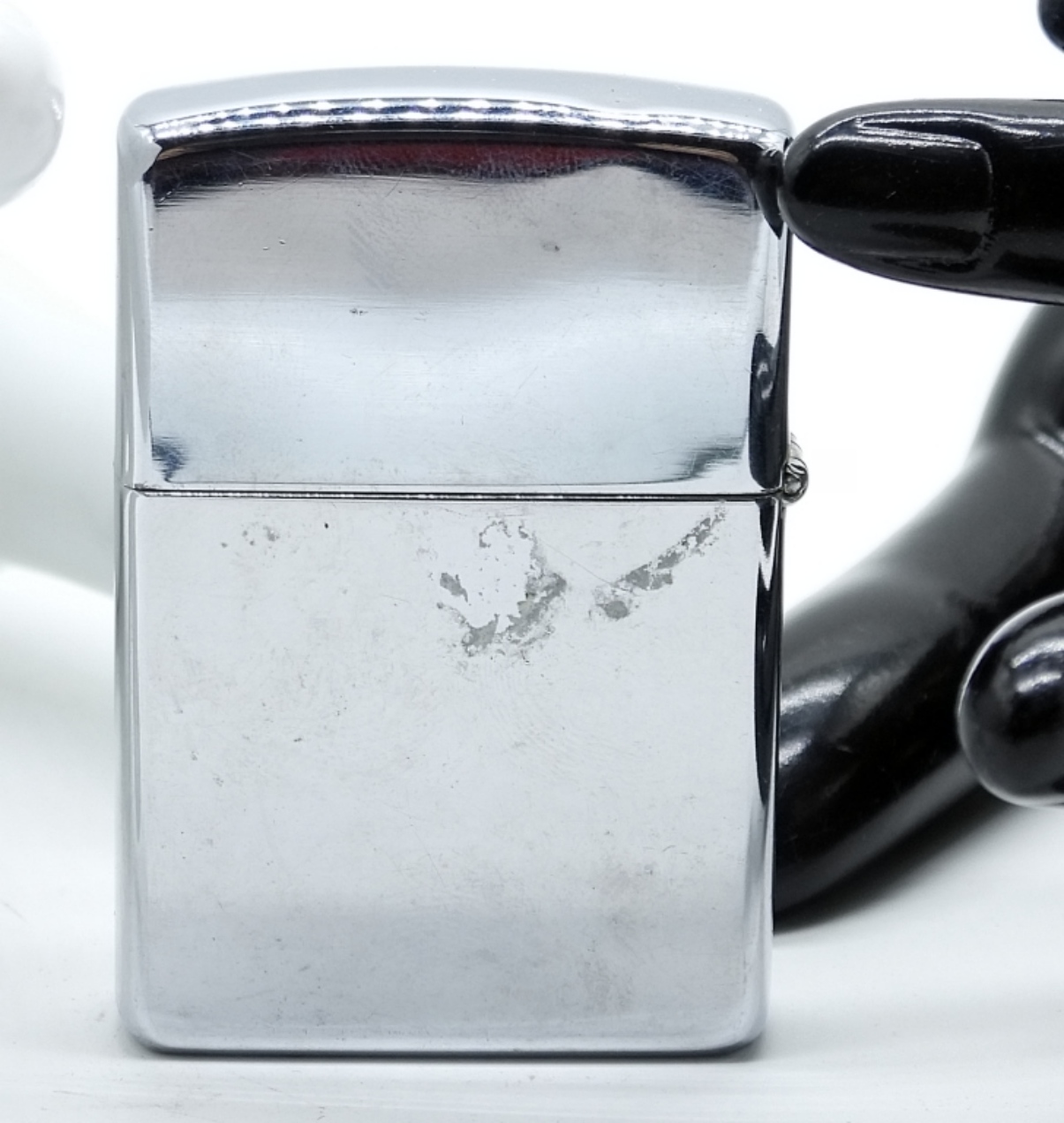 Vintage Zippo with Native American Silver Inlay