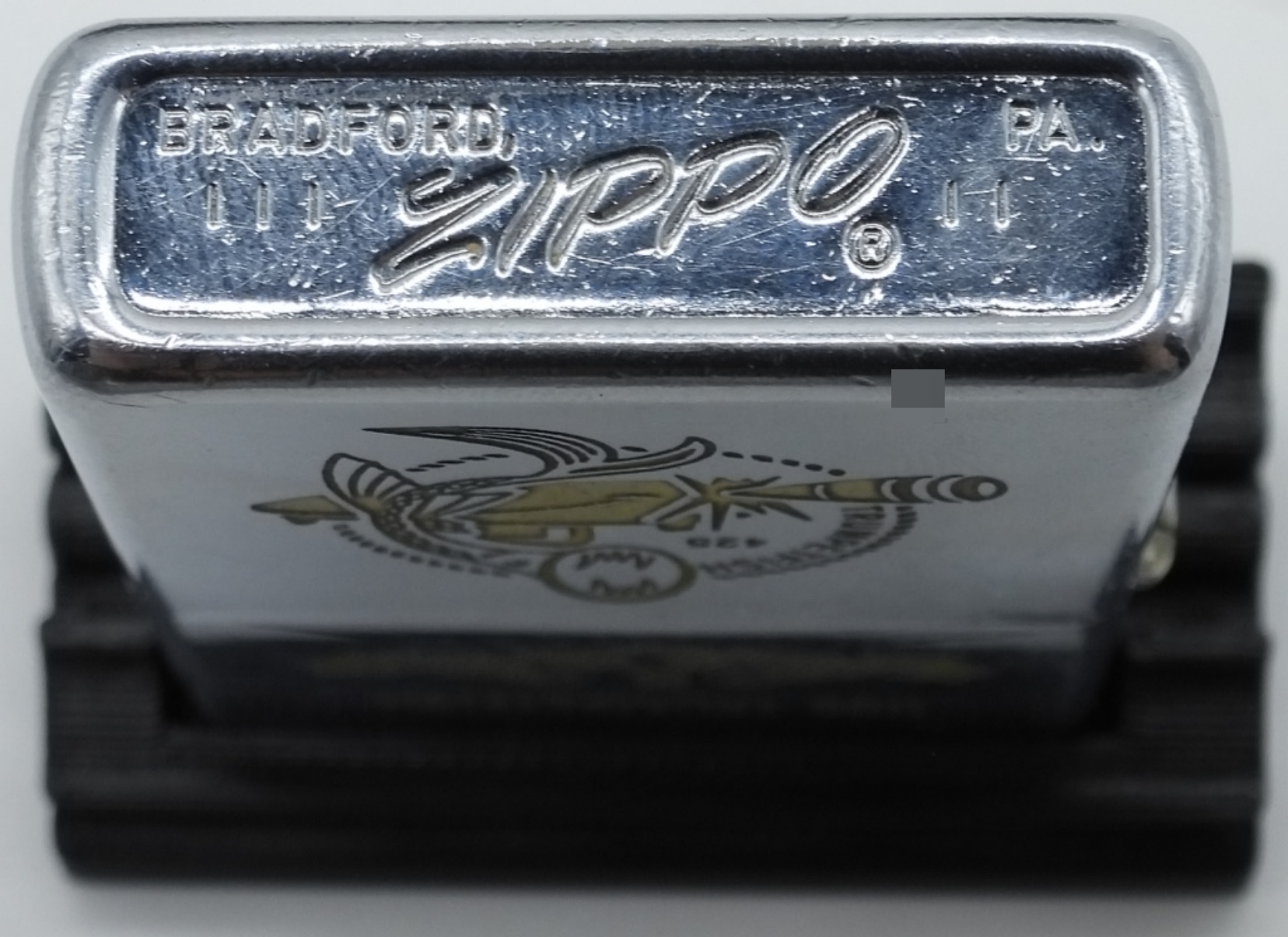 Zippo USS Trumpetfish Submarine Chrome Lighter