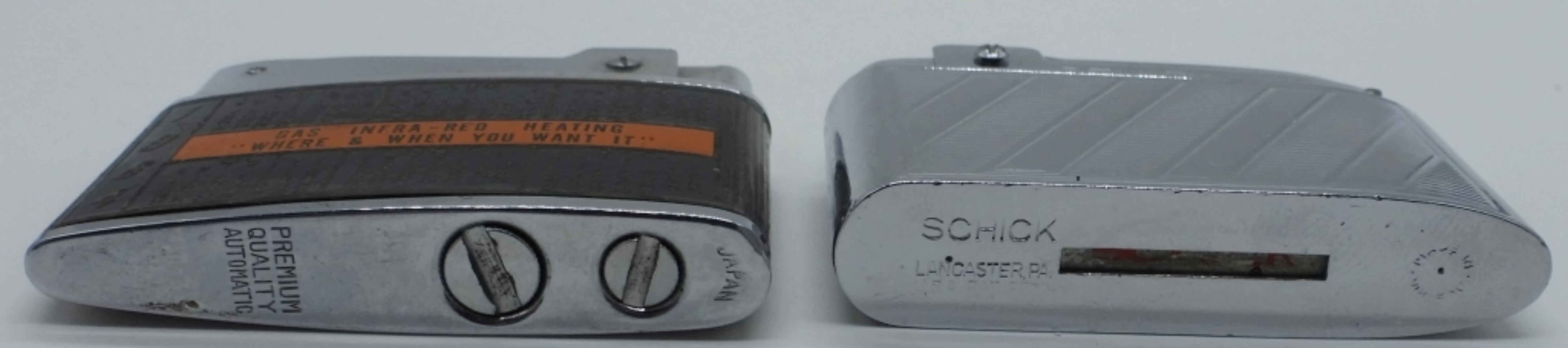 Schick Butane Lighter & Unknown Lighter Set