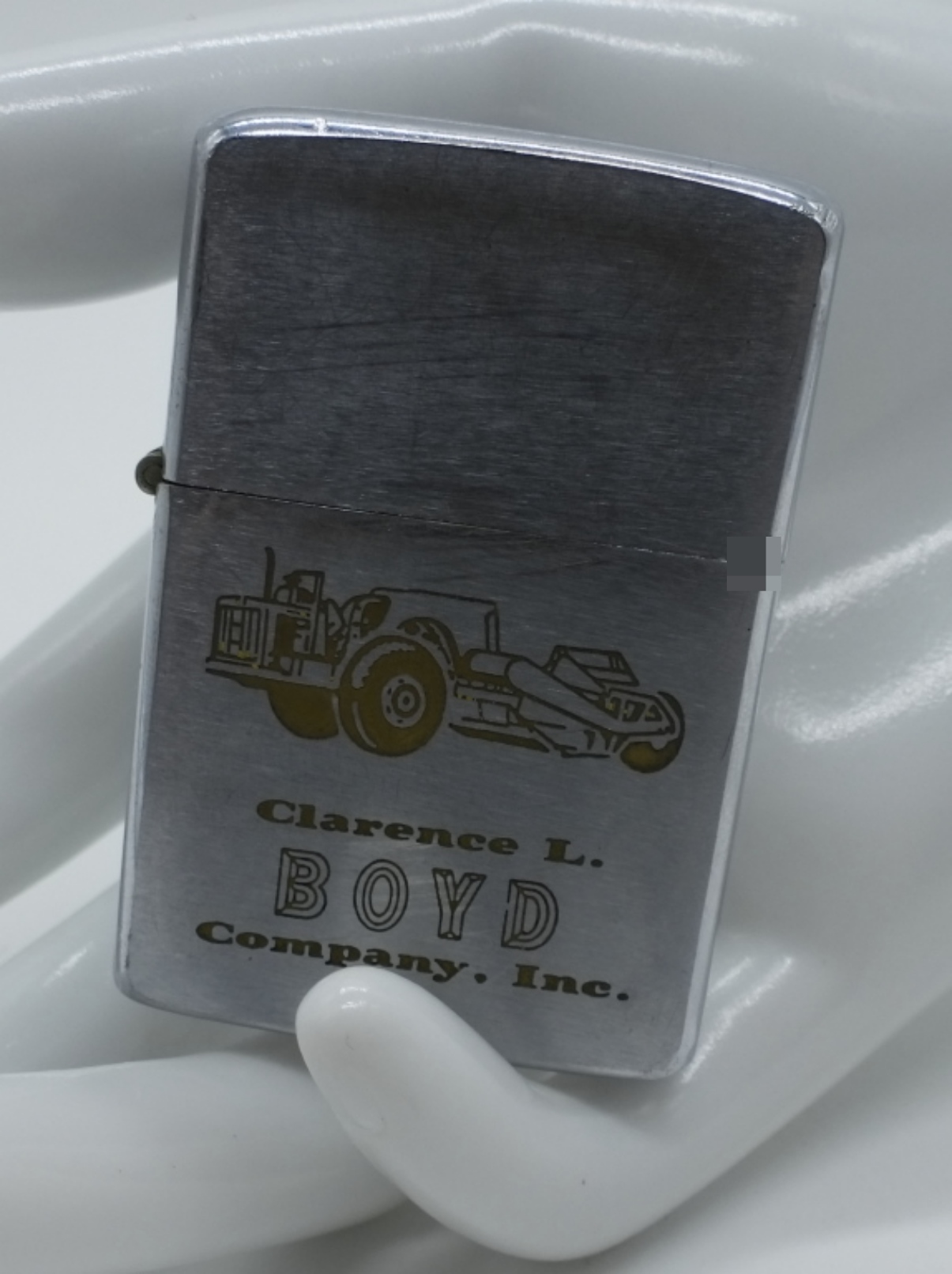 Zippo Chrome Brushed Clarence L. Boyd Company