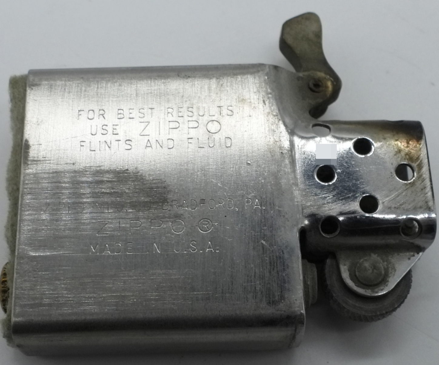 Zippo Chrome Brushed Clarence L. Boyd Company