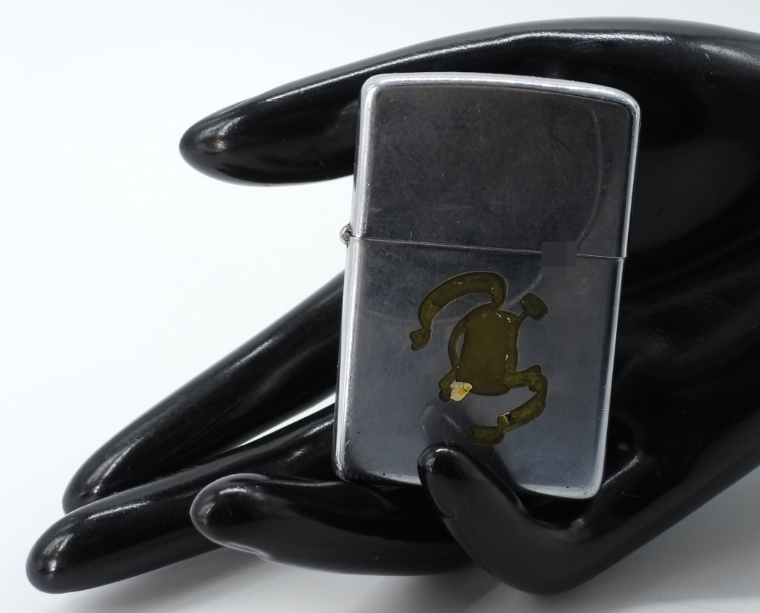 Zippo Chrome Lighter with Insert, Missing Logo