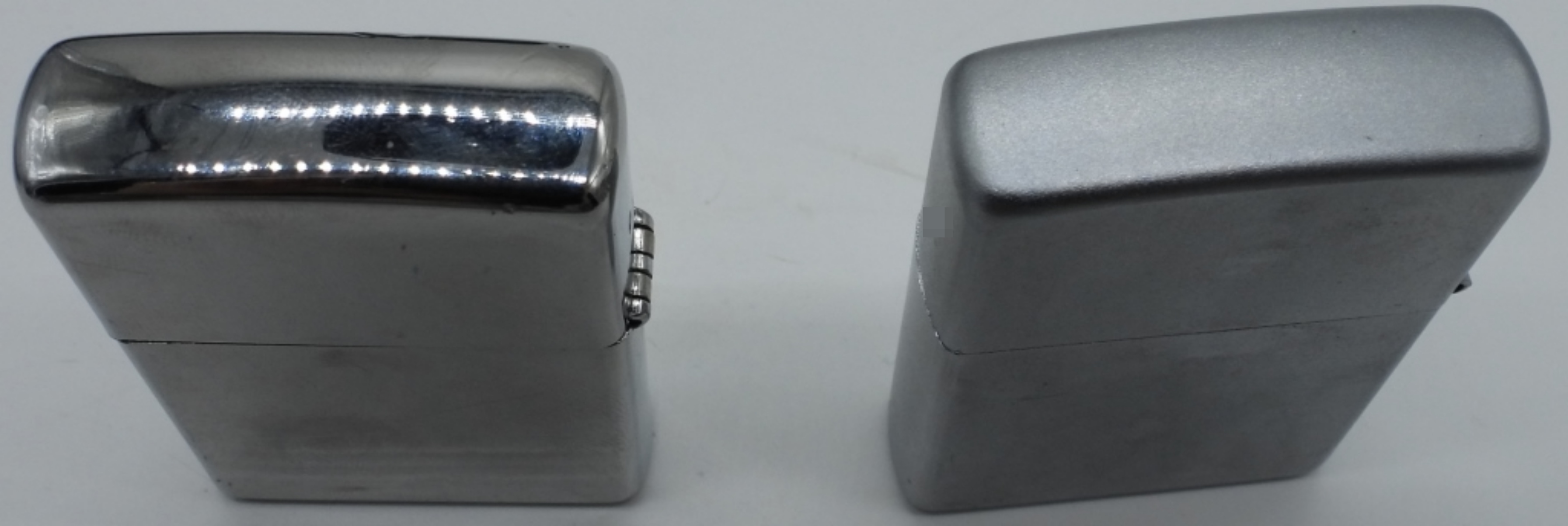Zippo Harley-Davidson Eagle Chrome & Satin Pair
