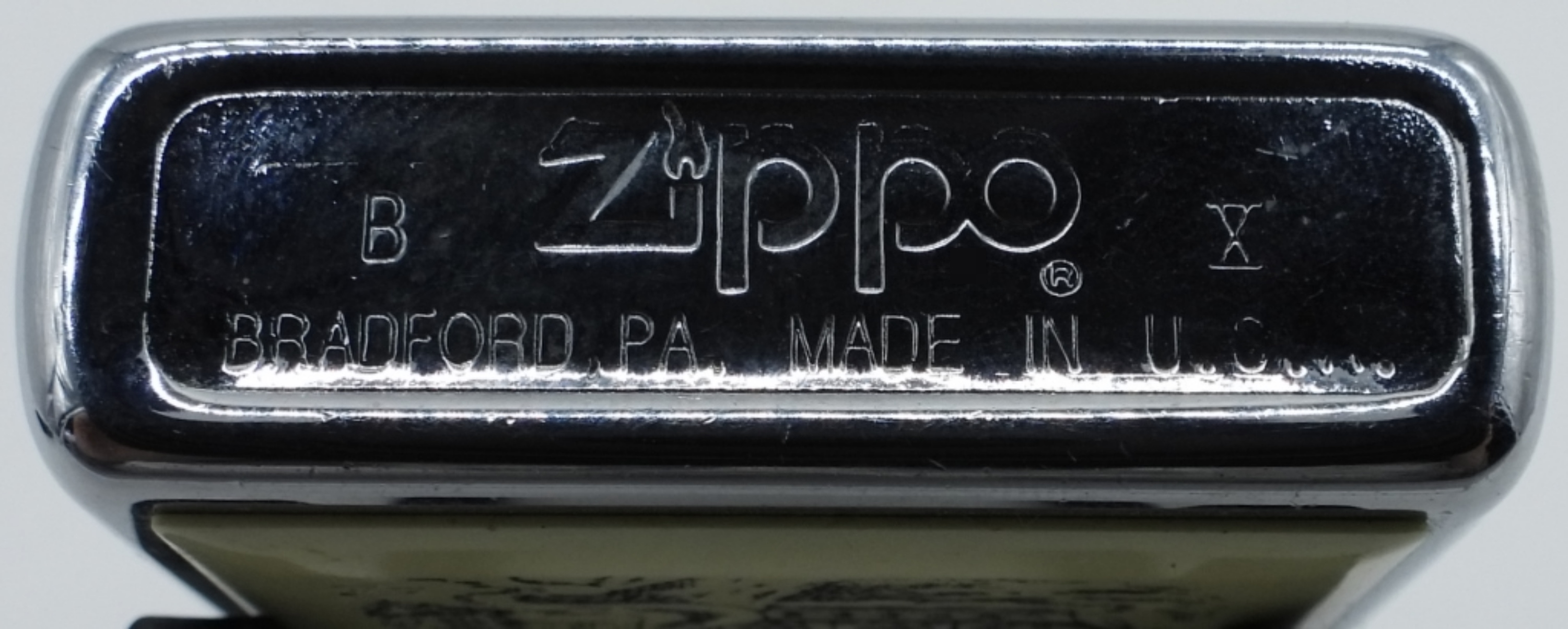 Zippo Nautical Ship & Lighthouse Chrome Lighter