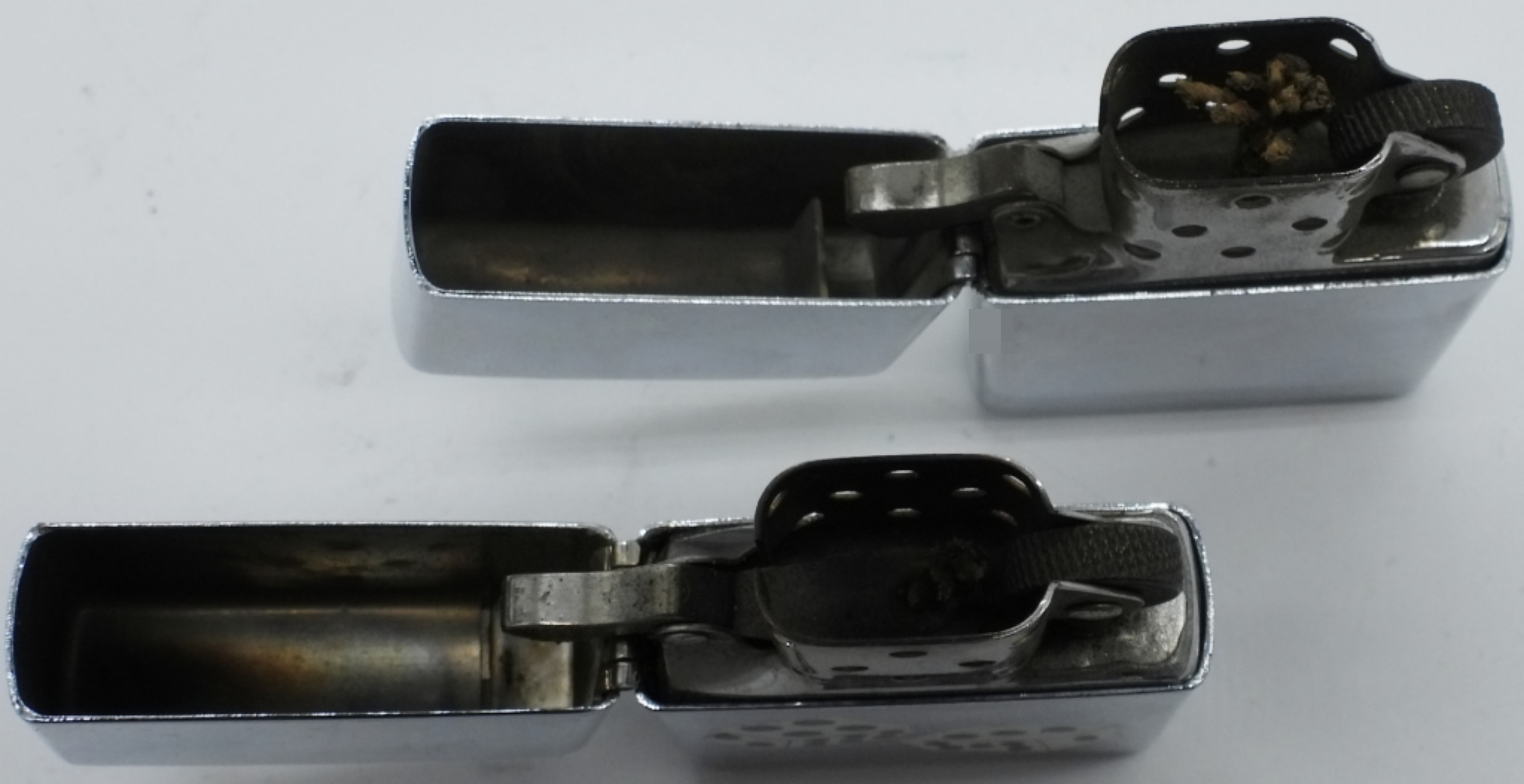 Zippo Chrome Lighters with Dice Design (Pair)