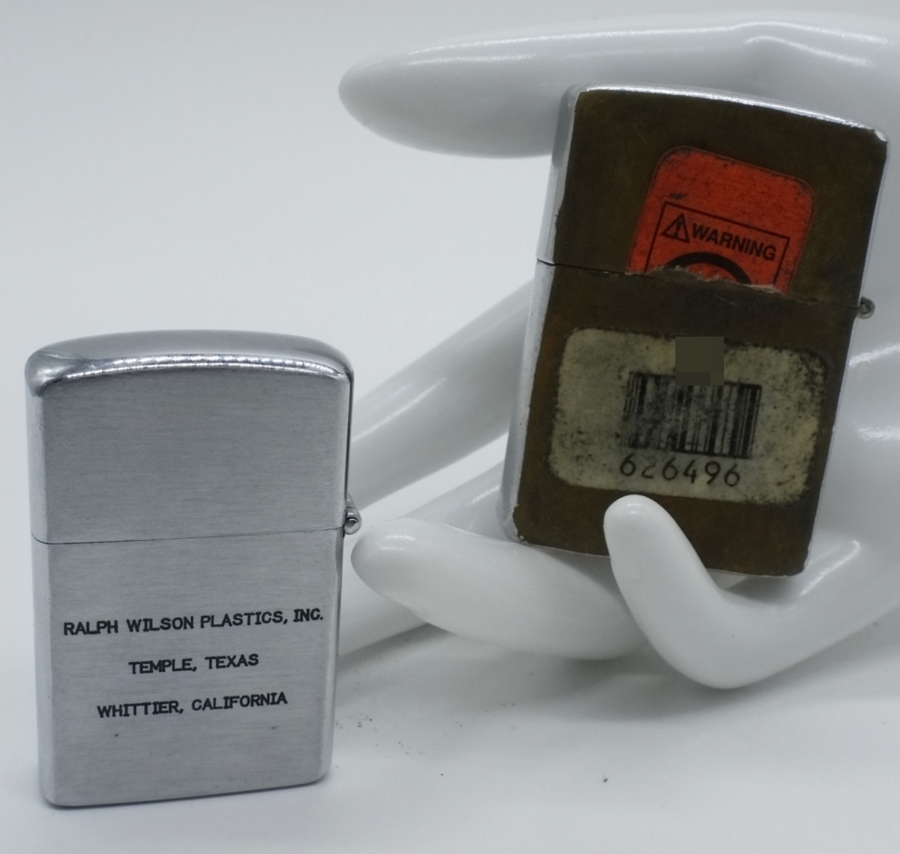 Zippo Pat. 2517191 Engraved "Paul Loves Willie"