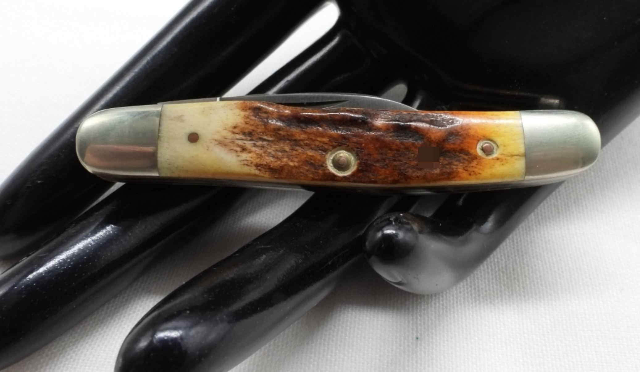 Case XX Stainless Trapper, Burnt Bone Handle