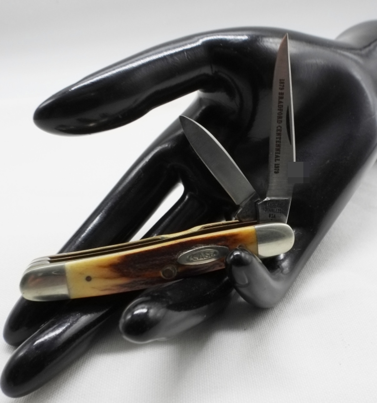 Case XX Stainless Trapper, Burnt Bone Handle