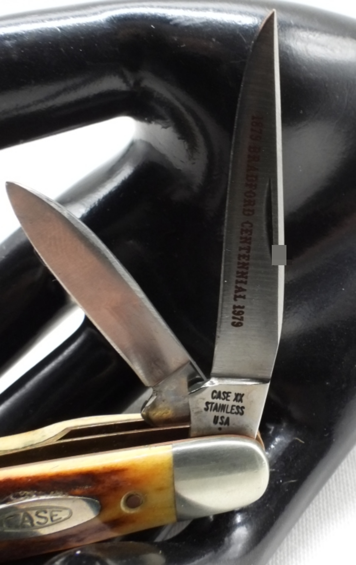 Case XX Stainless Trapper, Burnt Bone Handle