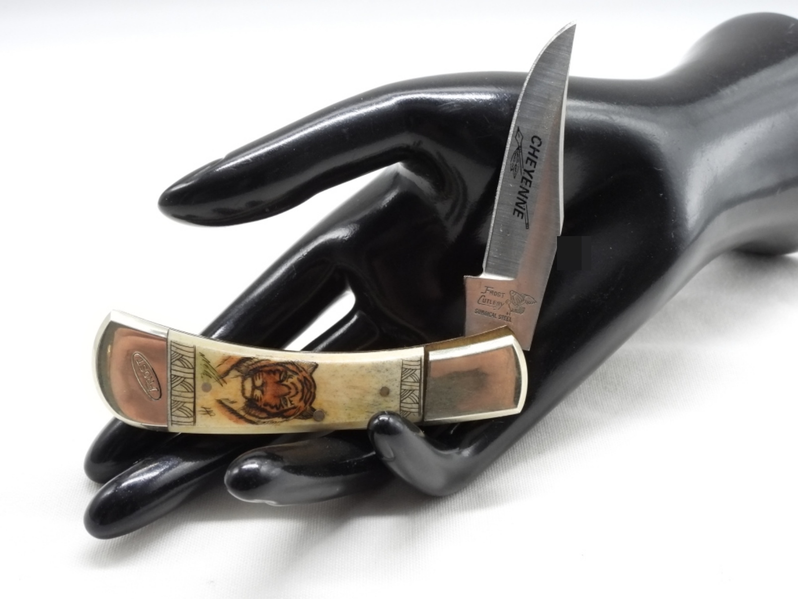 Frost Cutlery Single Blade Tiger Folding Knife