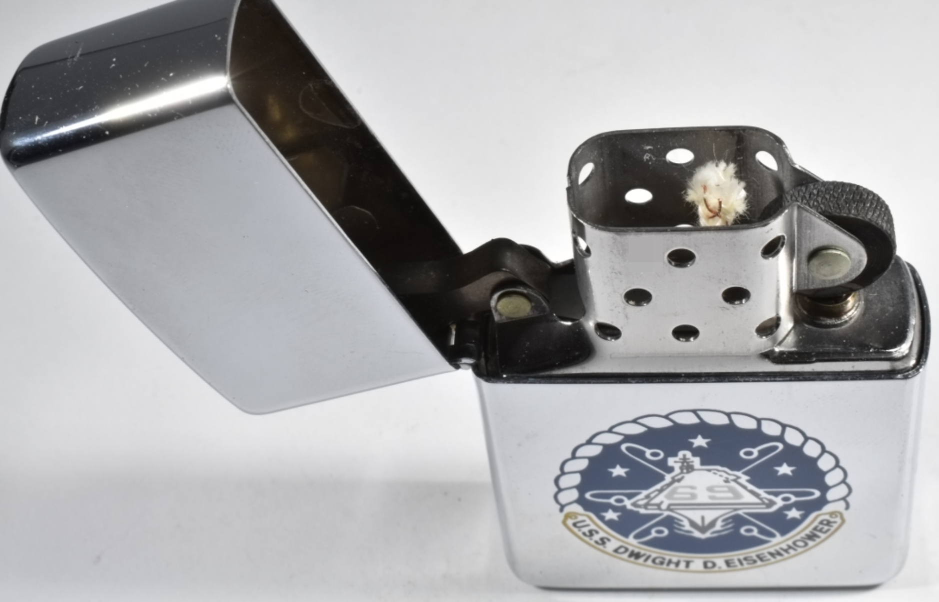USS Dwight D. Eisenhower CVN-69 Zippo Lighter