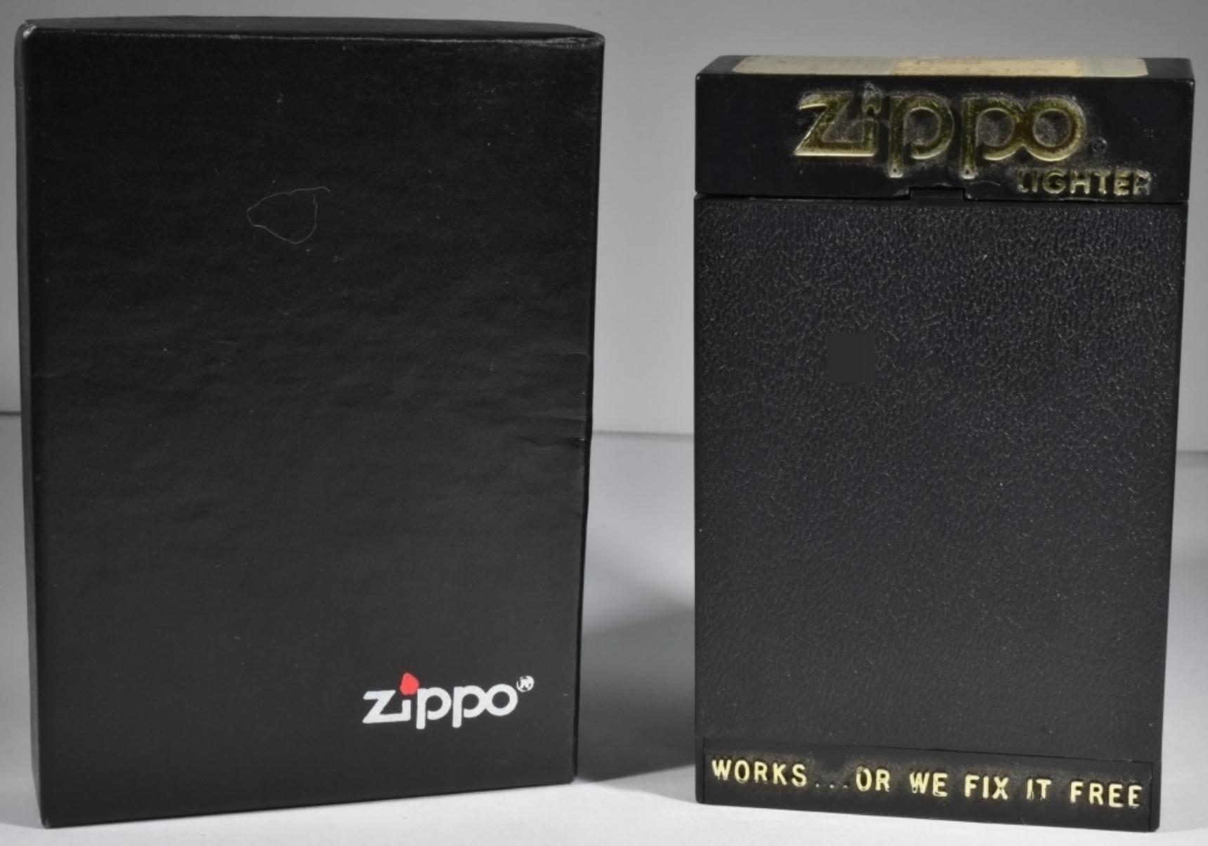 Zippo Patent Era Lighter Pair - 1930s-1950s