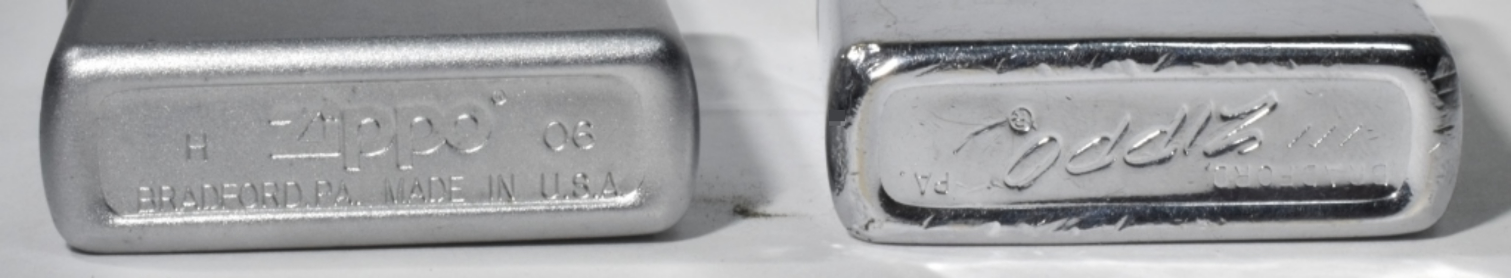 Pair of Vintage Zippo Lighters