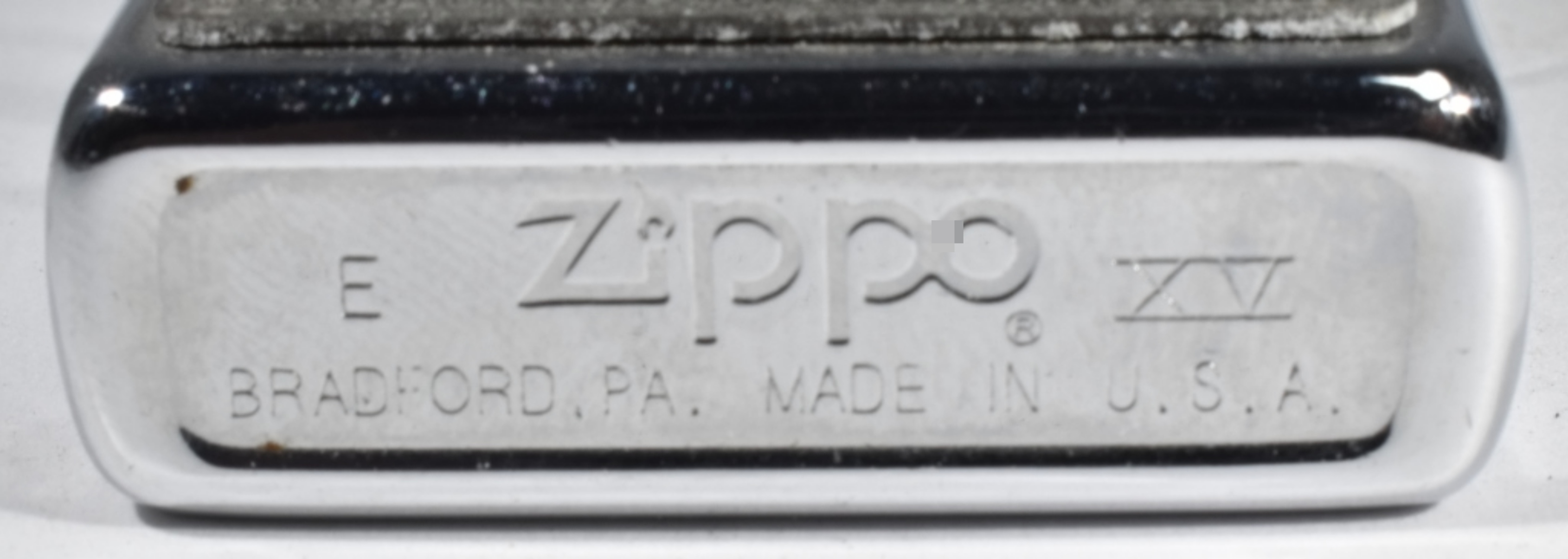 Vintage Zippo Cancer Zodiac Lighter Chrome