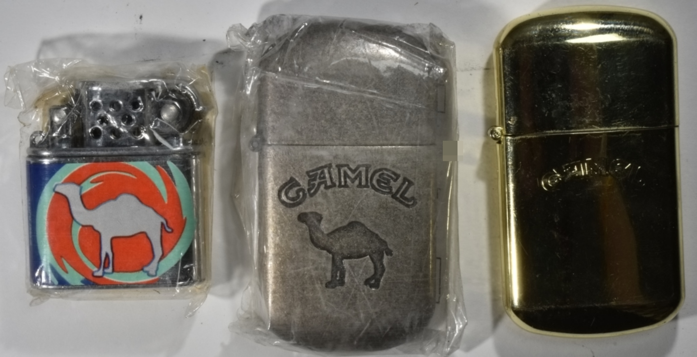 3 Camel Advertising Lighters