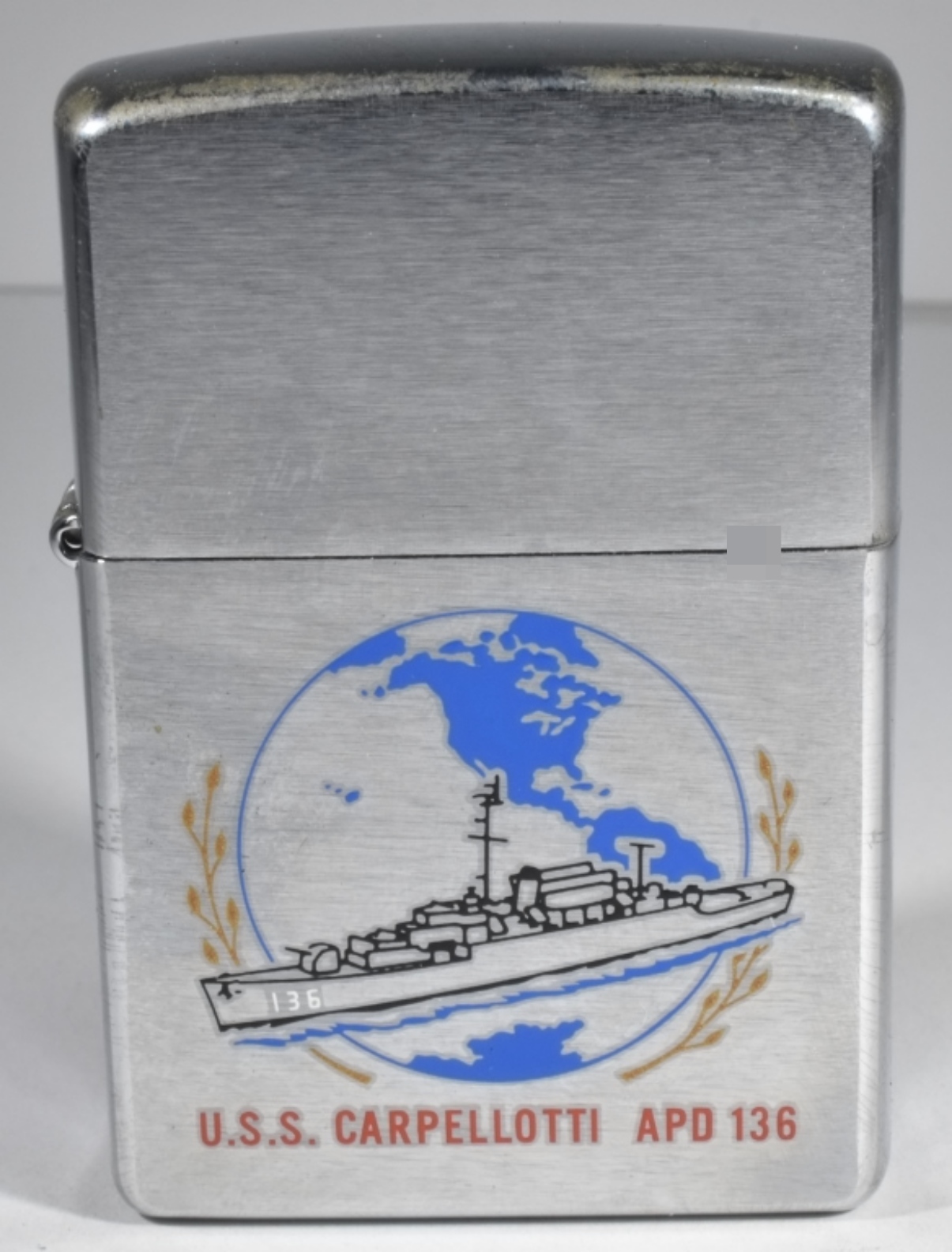 USS Carpellotti APD 136 Zippo Lighter