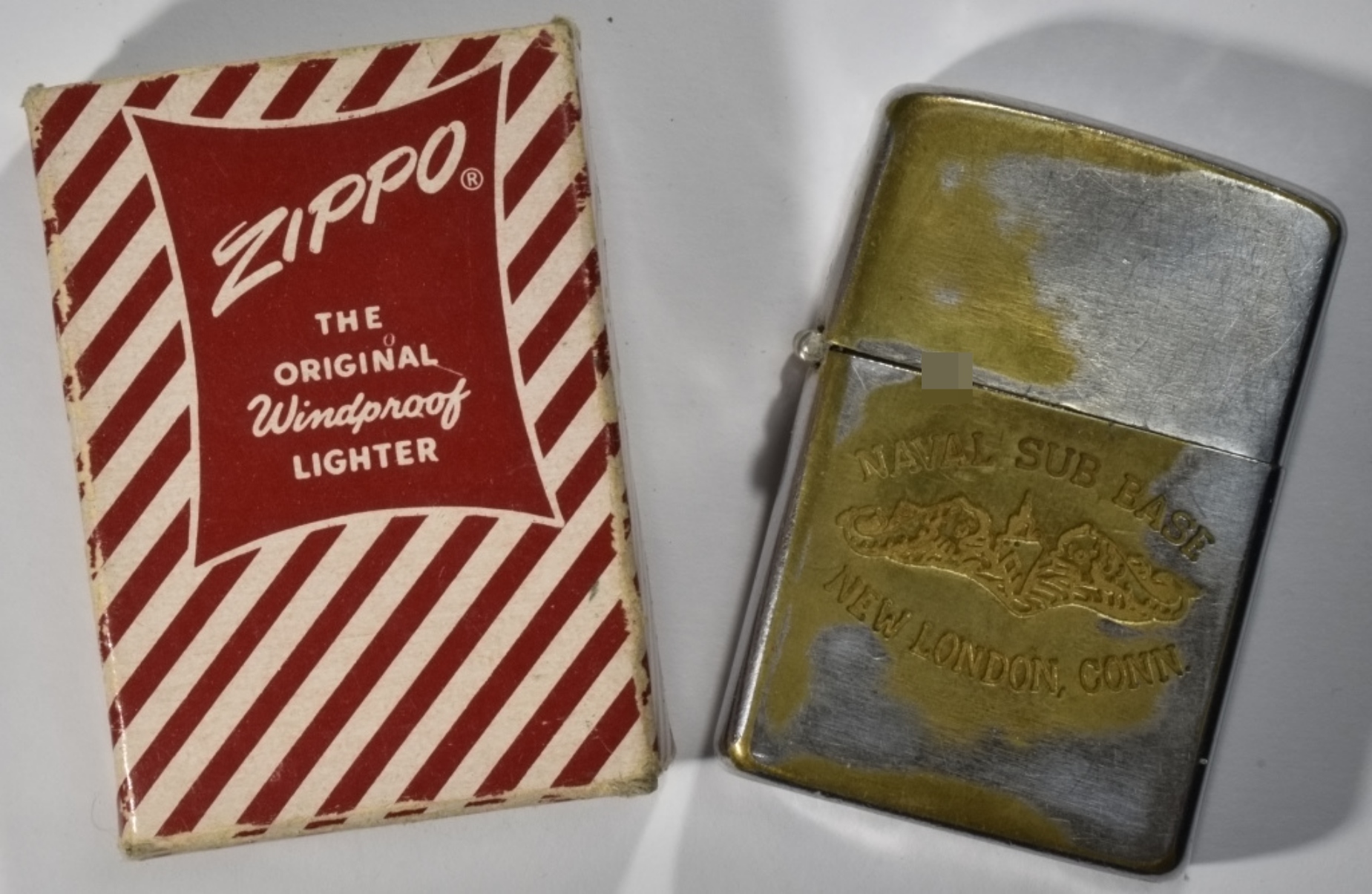 Naval Sub Base New London Zippo Lighter