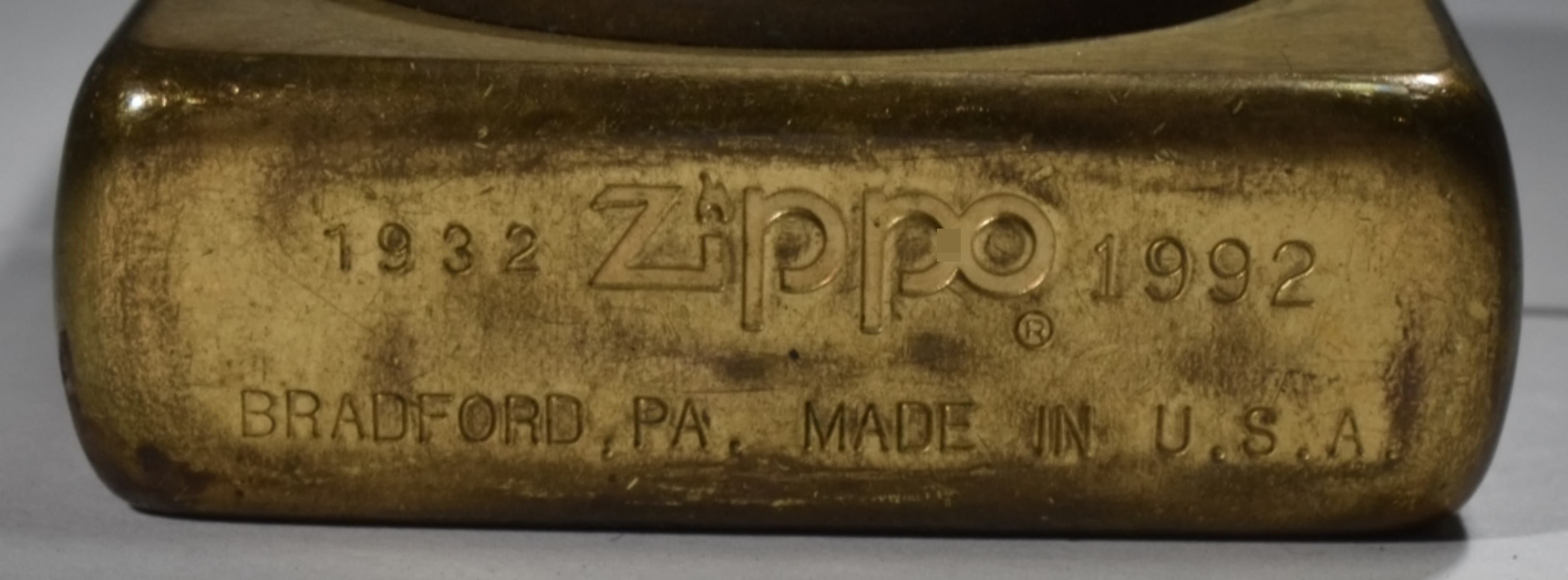 1992 Zippo Camel Cigarettes Lighter Brass