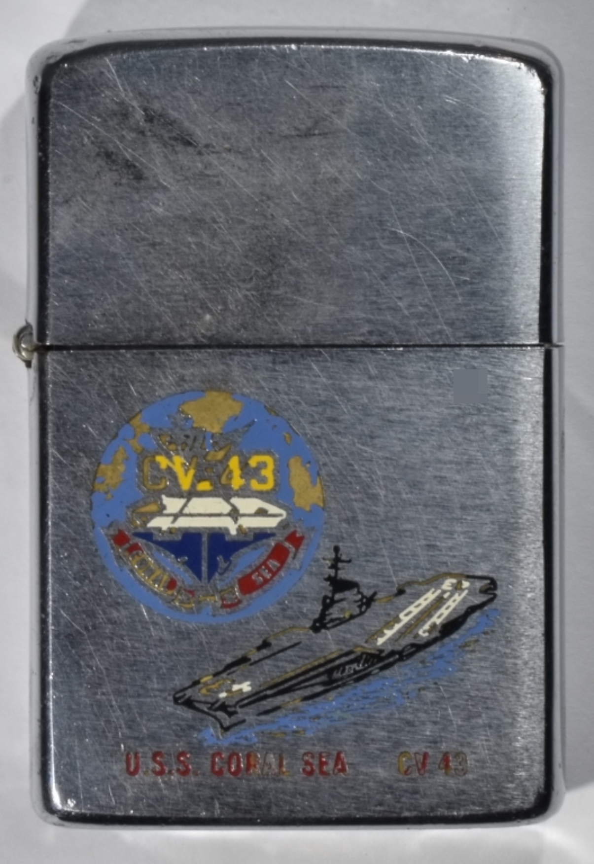 USS Coral Sea CV-43 Zippo Lighter