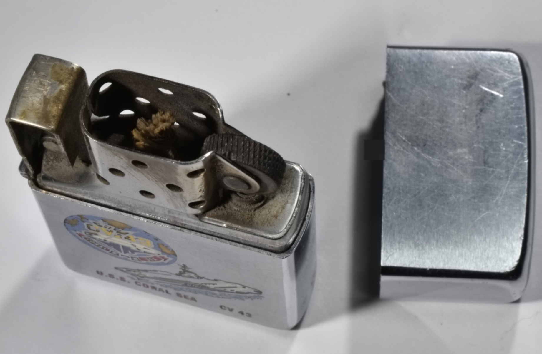 USS Coral Sea CV-43 Zippo Lighter