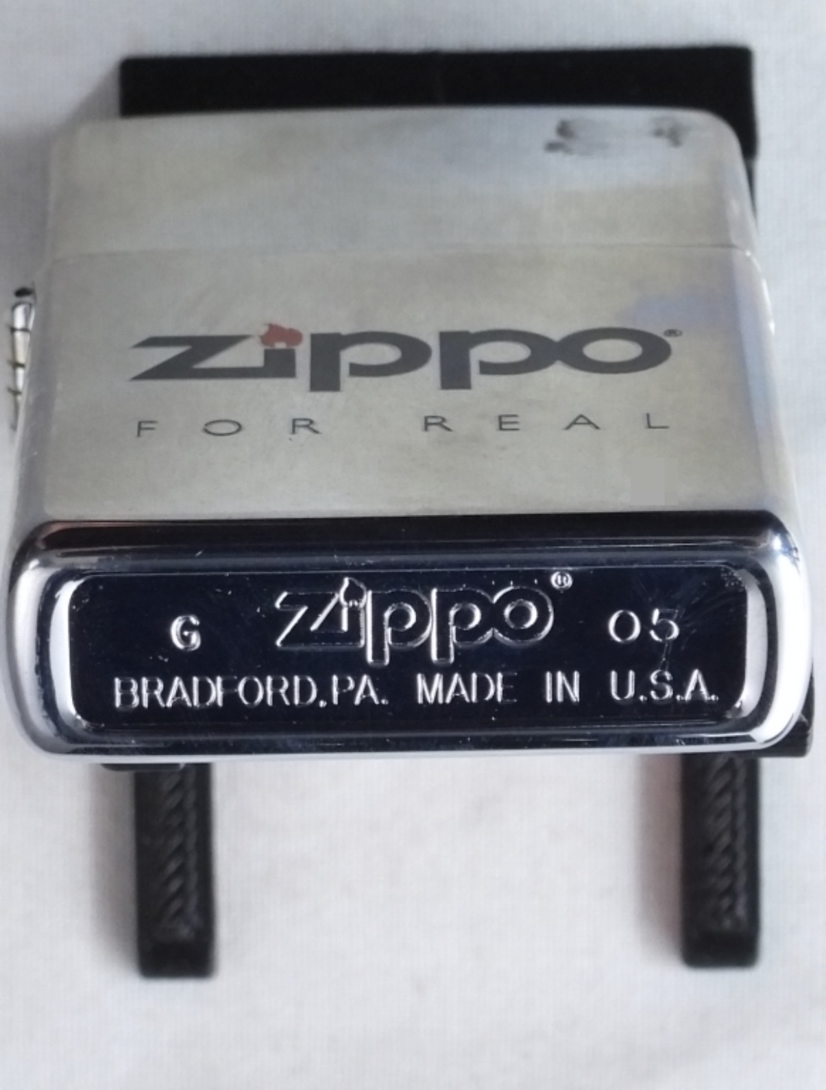 2005 Zippo "For Real" Sealed