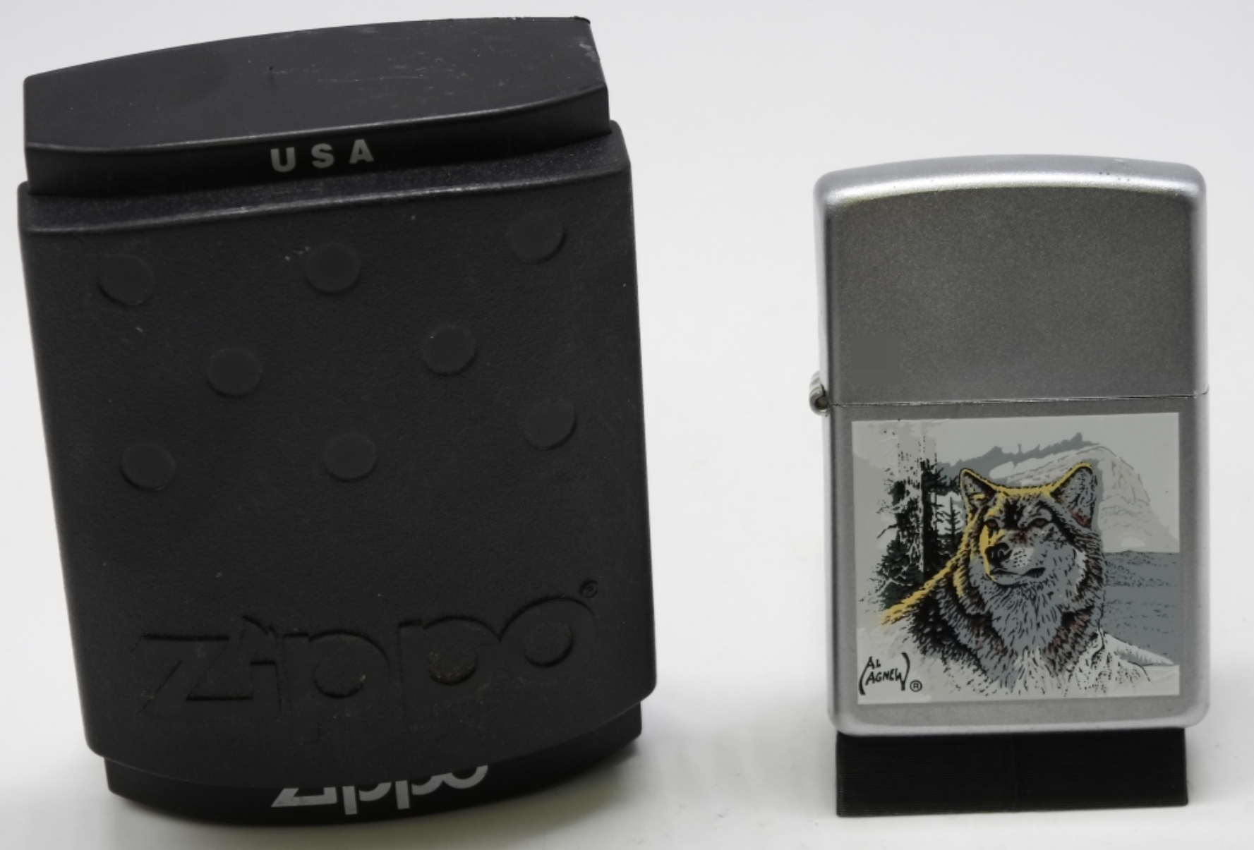 2003 Al Agnew Wolf Zippo Sealed
